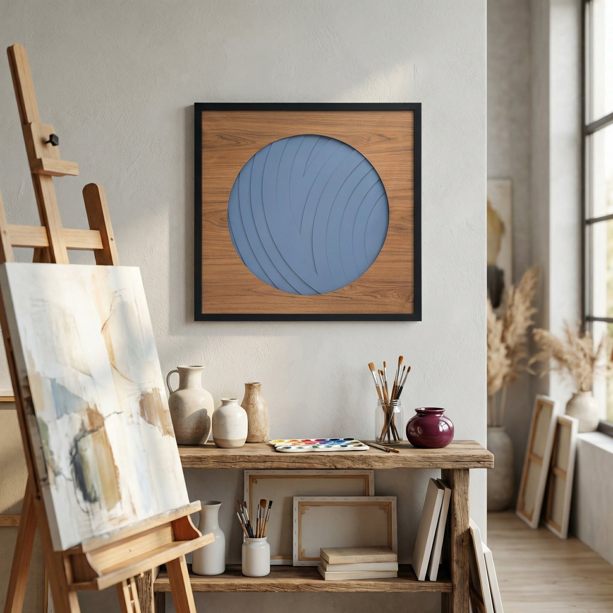 Circular Ripple Effect Wall Art | Set of 1