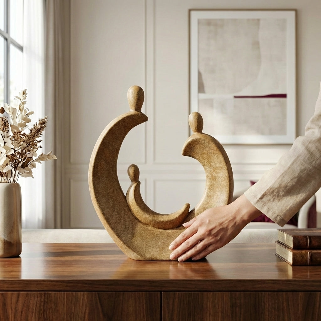 Family Embrace Sculpture | Set of 1