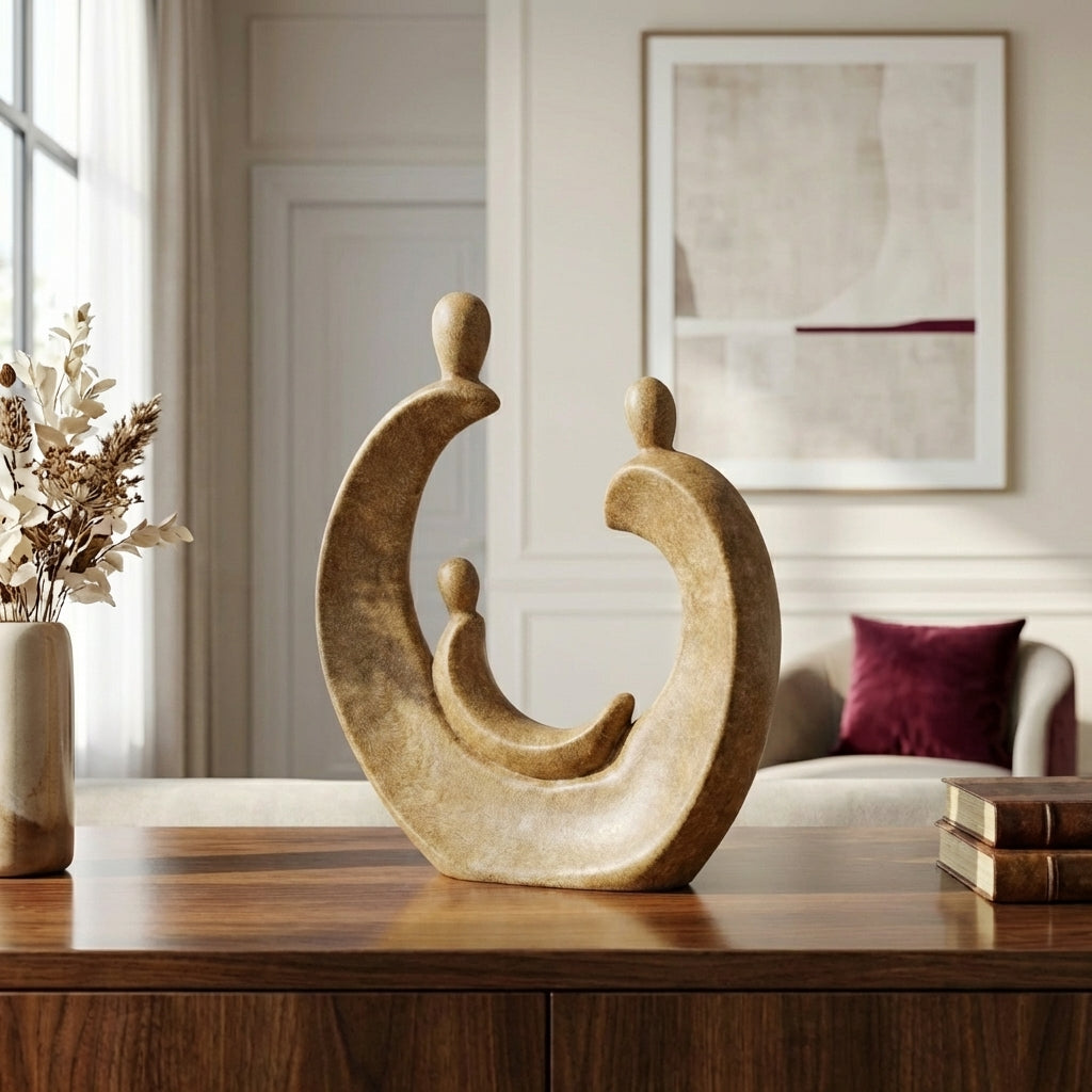Family Embrace Sculpture | Set of 1