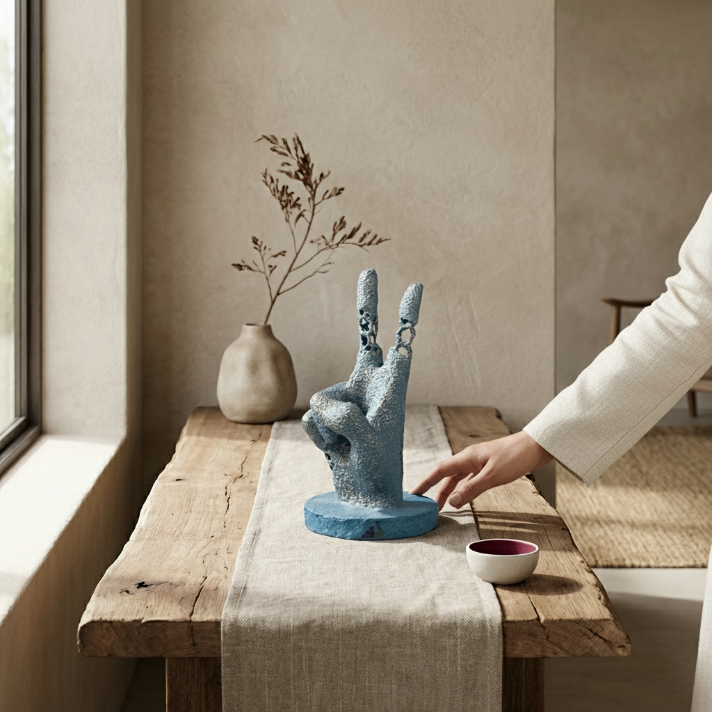 Peace Hand Sculpture | Set of 1