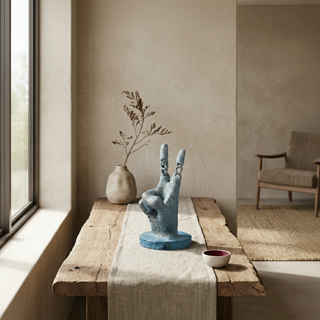 Peace Hand Sculpture | Set of 1