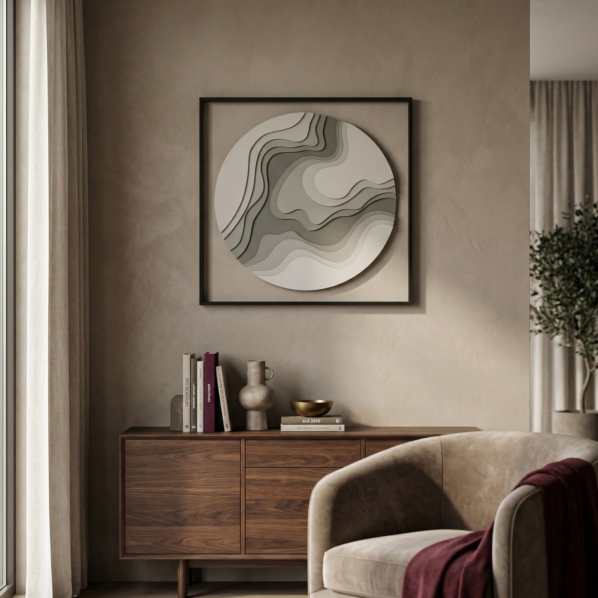 Serenity Waves Wall Art