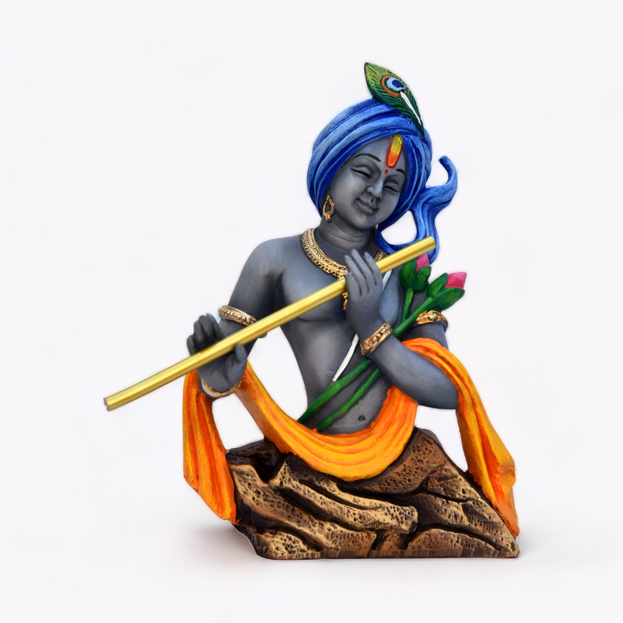 Eternal Bliss Blue Deity Statue | God Statue | Set of 1