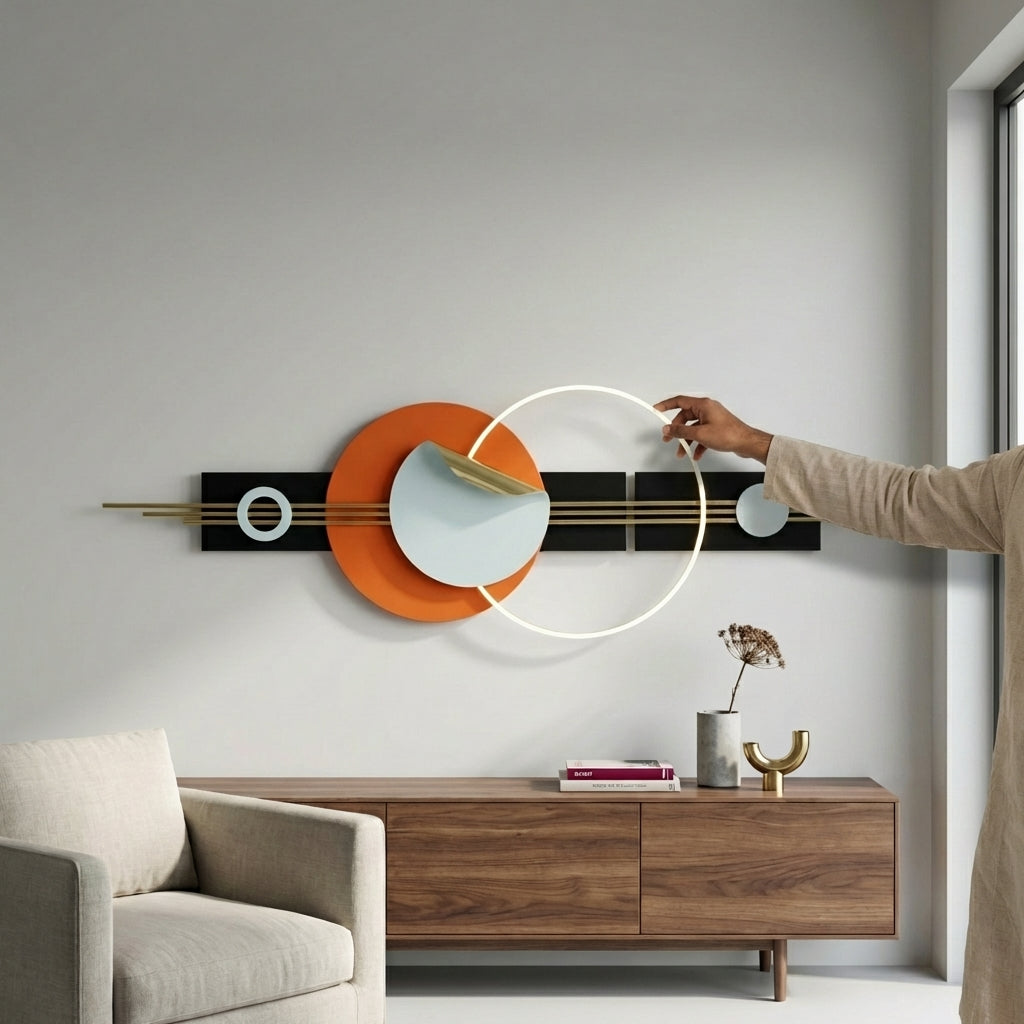 Abstract Geometric Composition Wall Art