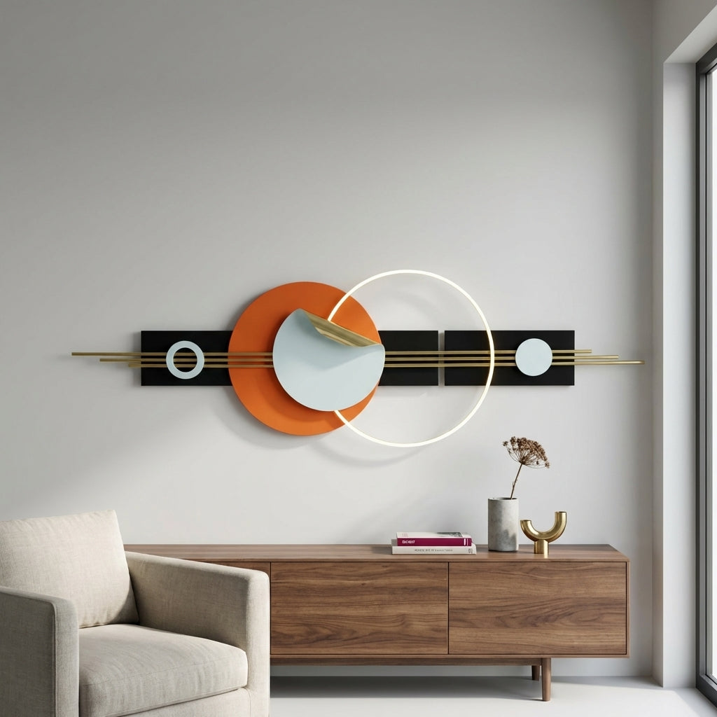 Abstract Geometric Composition Wall Art