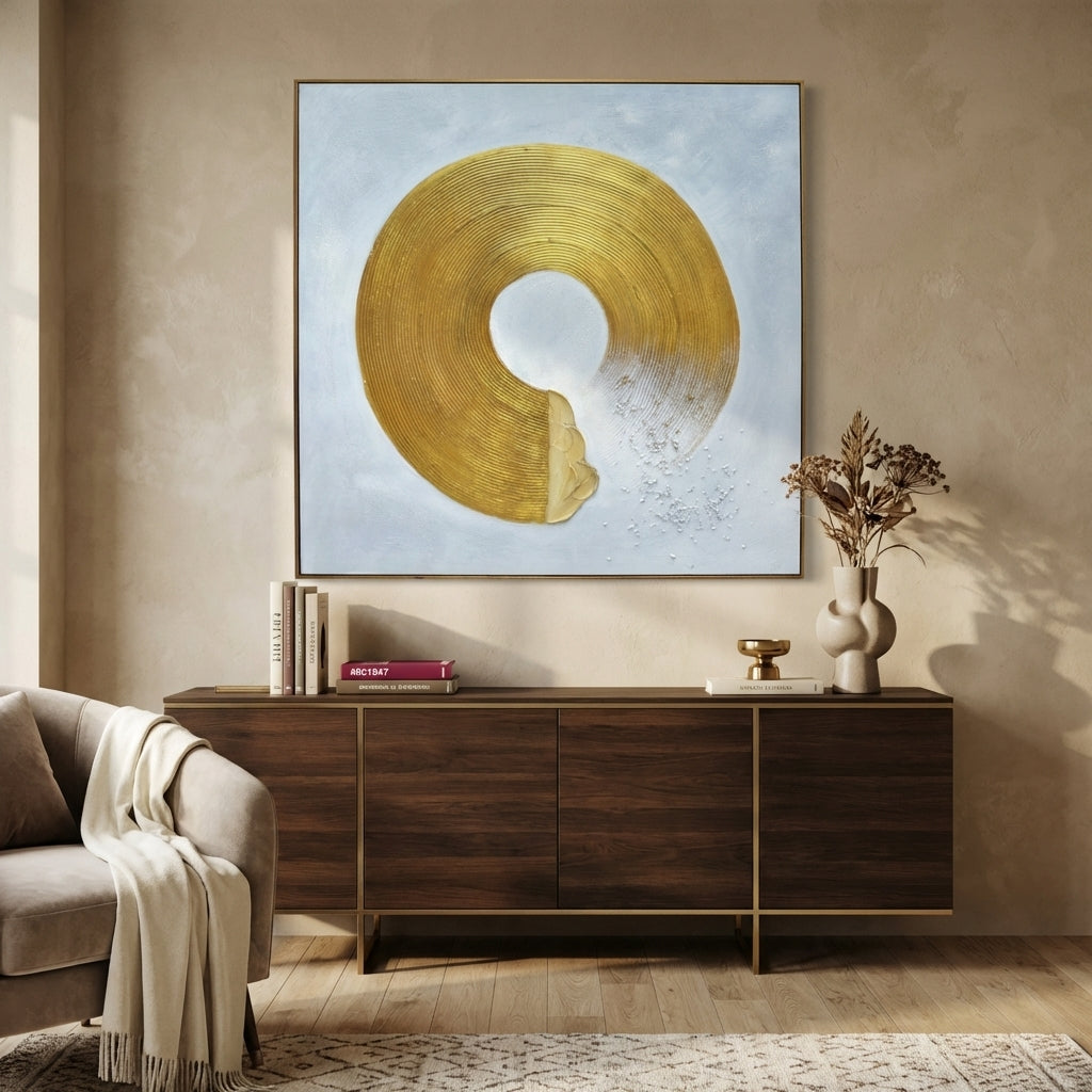 Golden Crescent Wall Art | Set of 1