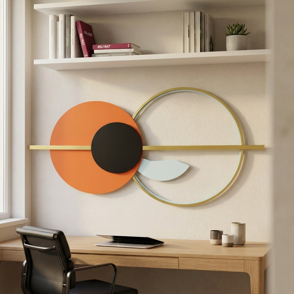 Geometric Sun Wall Art