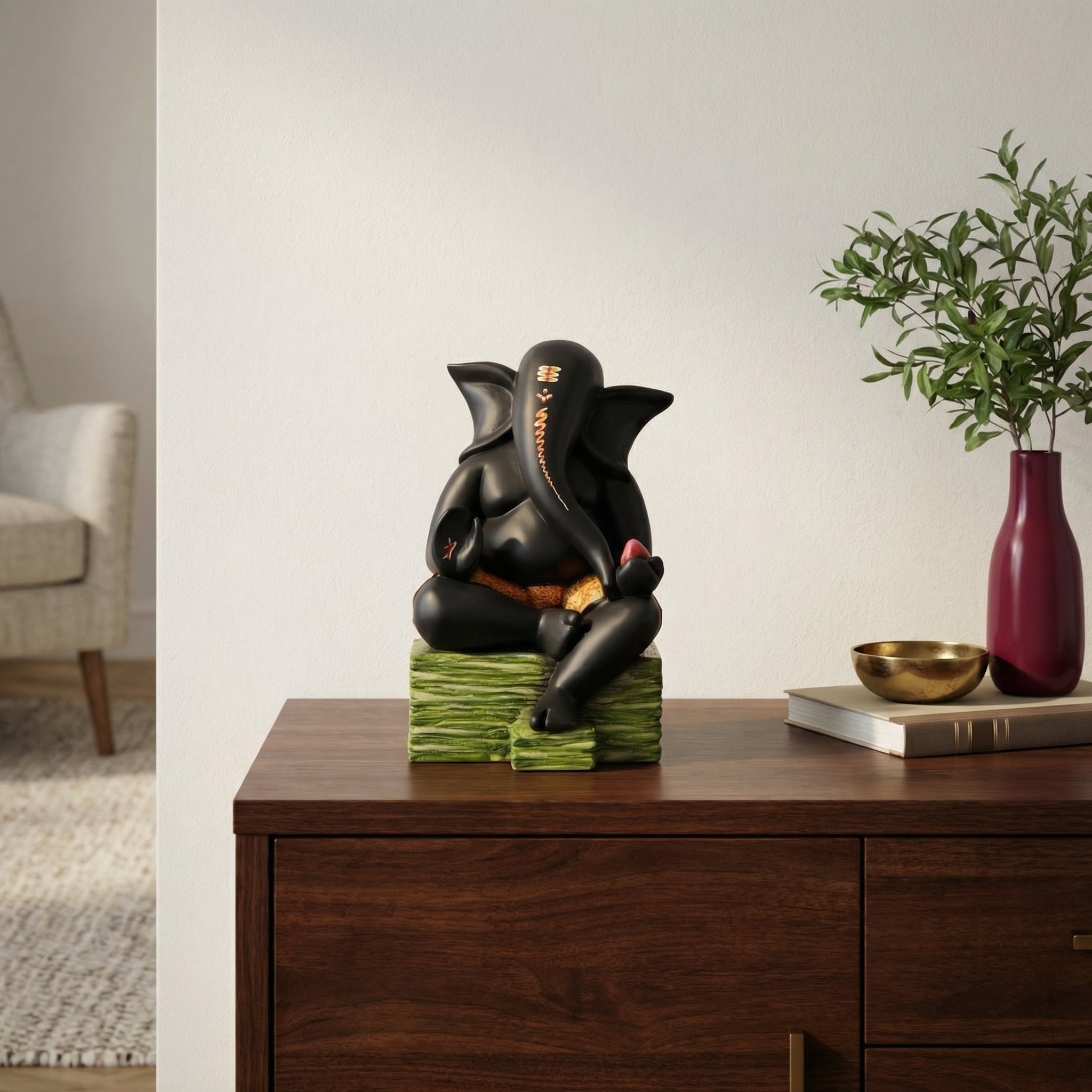 Serenity Ganesha Statue | God Statue | Set of 1