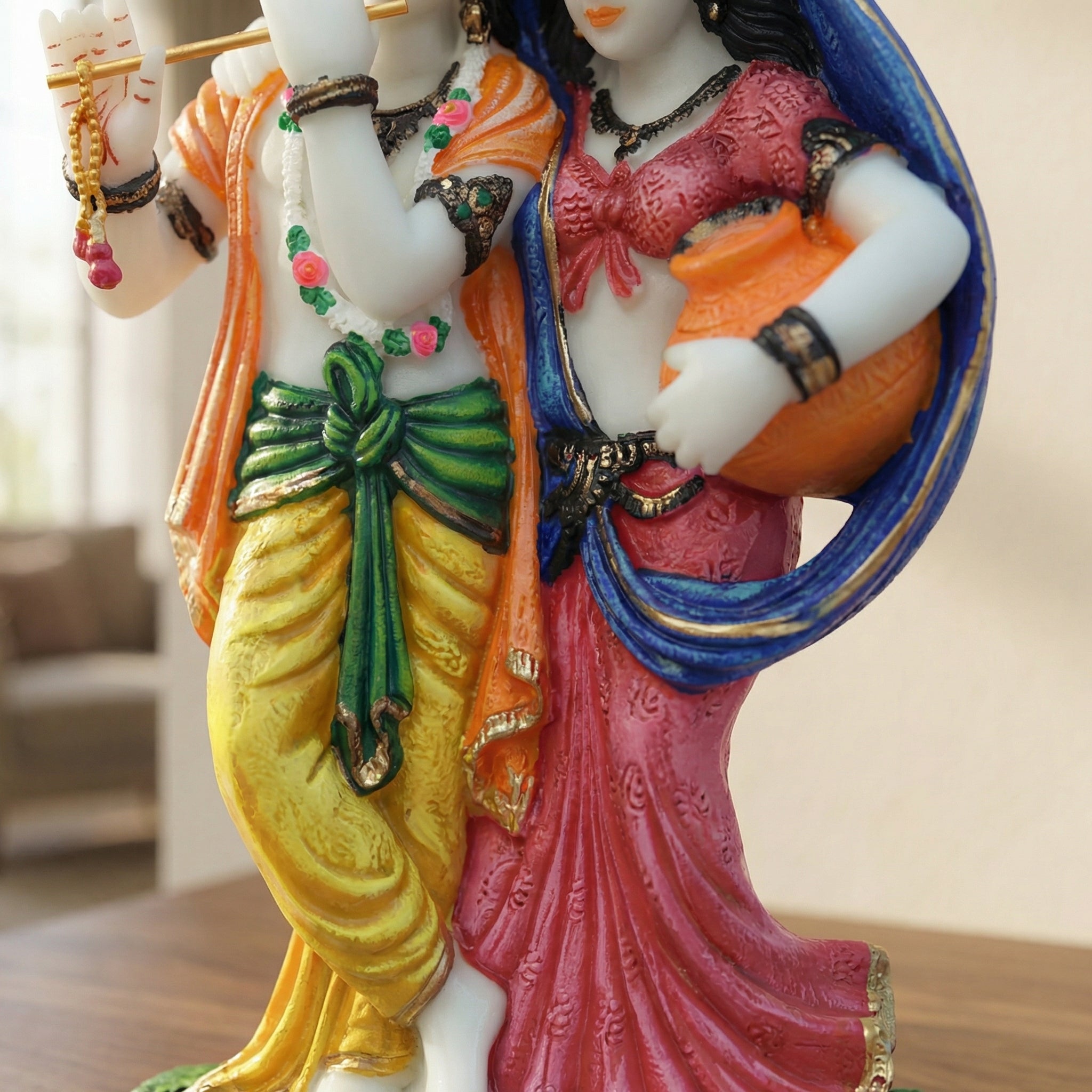Serene Divine Radha Krishna Statue | God Statue | Set of 1