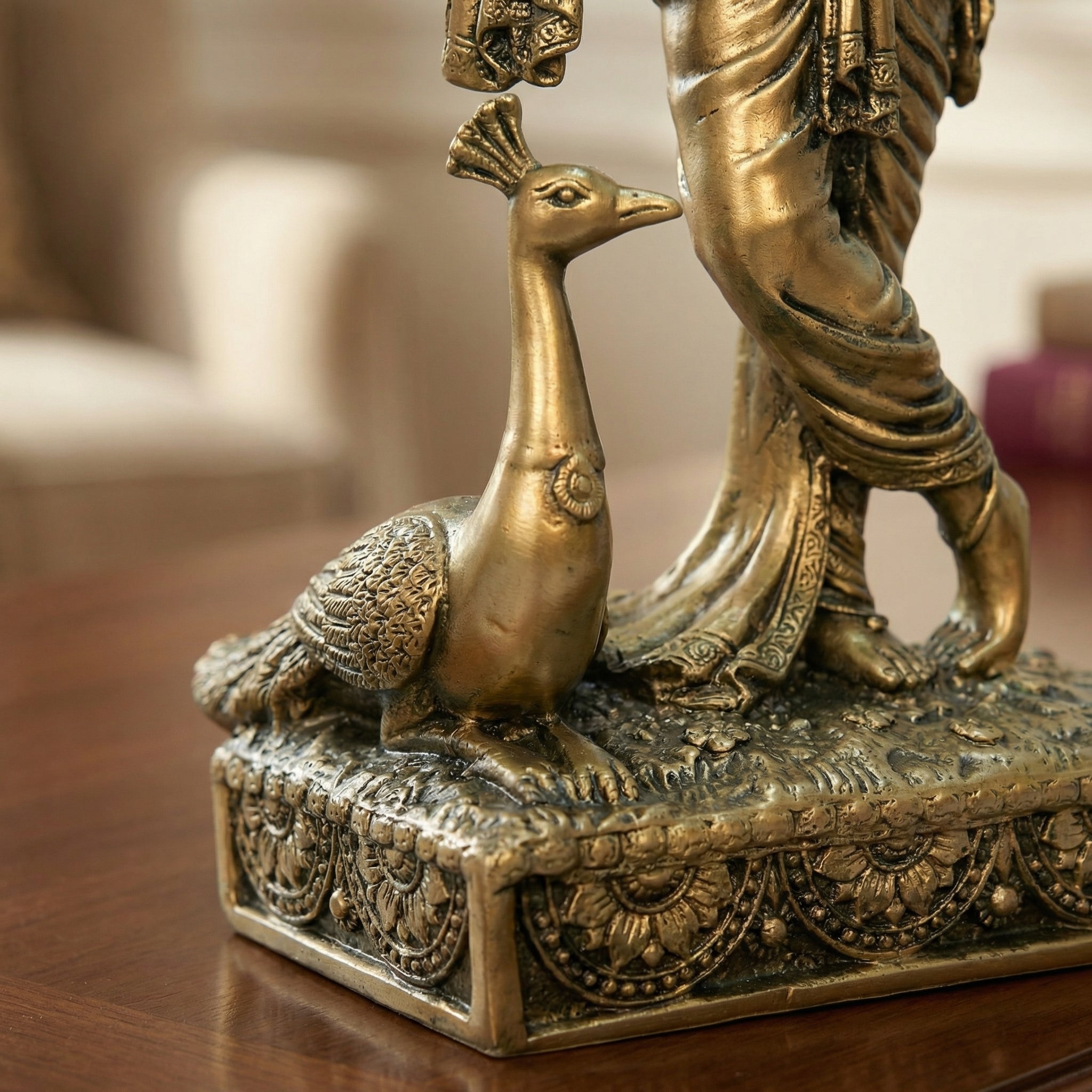 Eternal Lord Krishna Brass Statue | God Statue | Set of 1