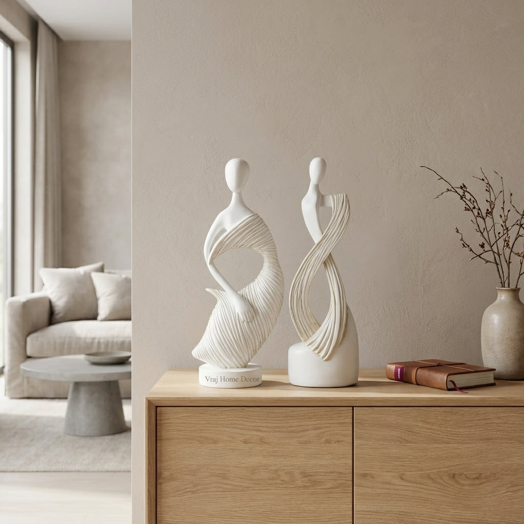 Abstract Serenity Sculptures | Set of Two