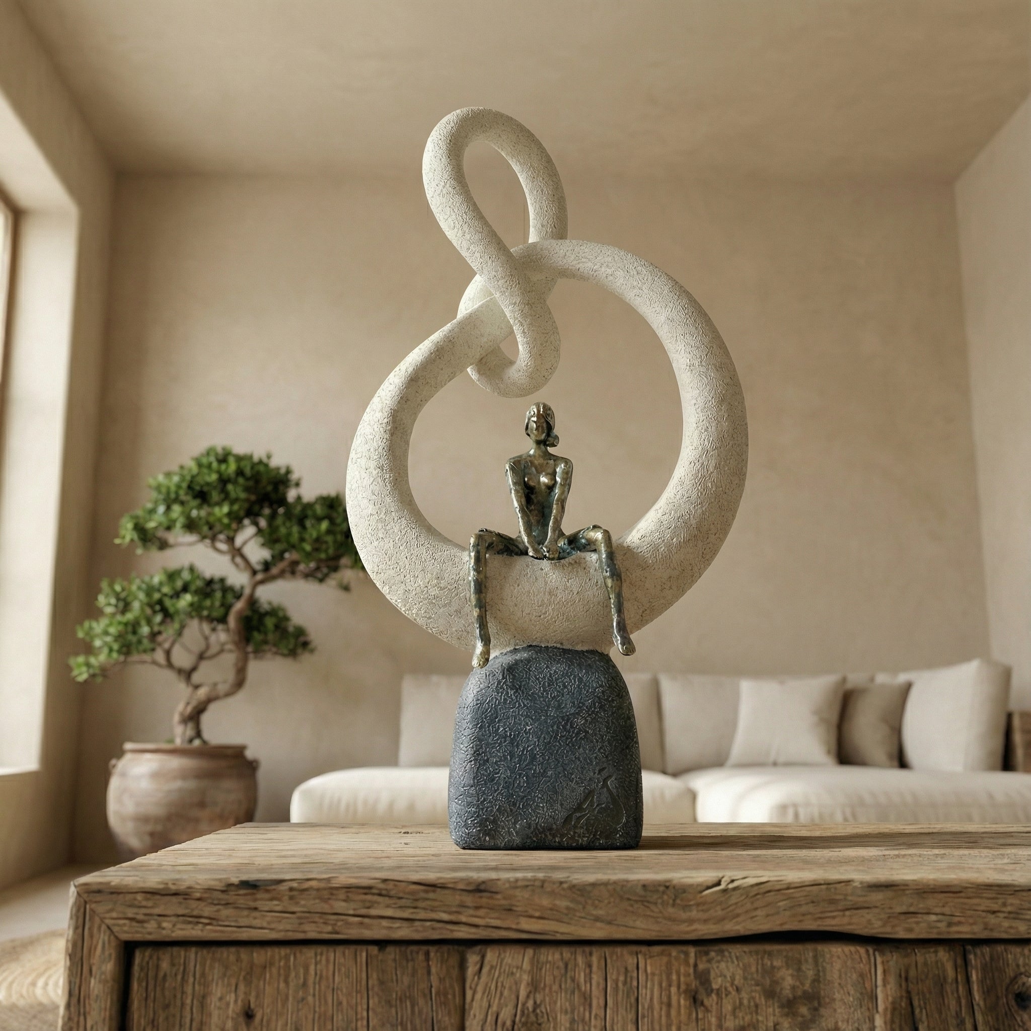 Abstract Figure Sculpture | Set of 1