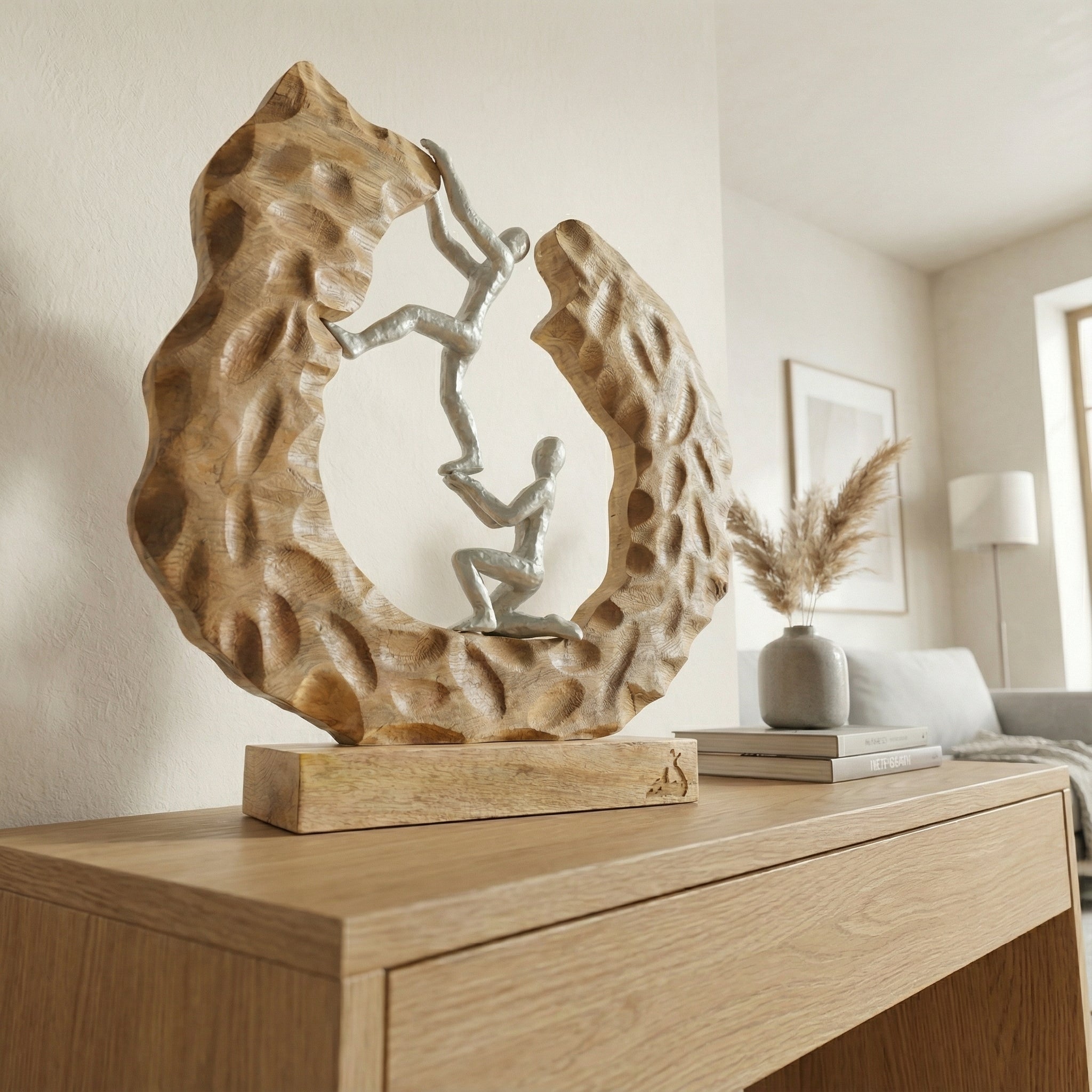 Climbing Together Sculpture