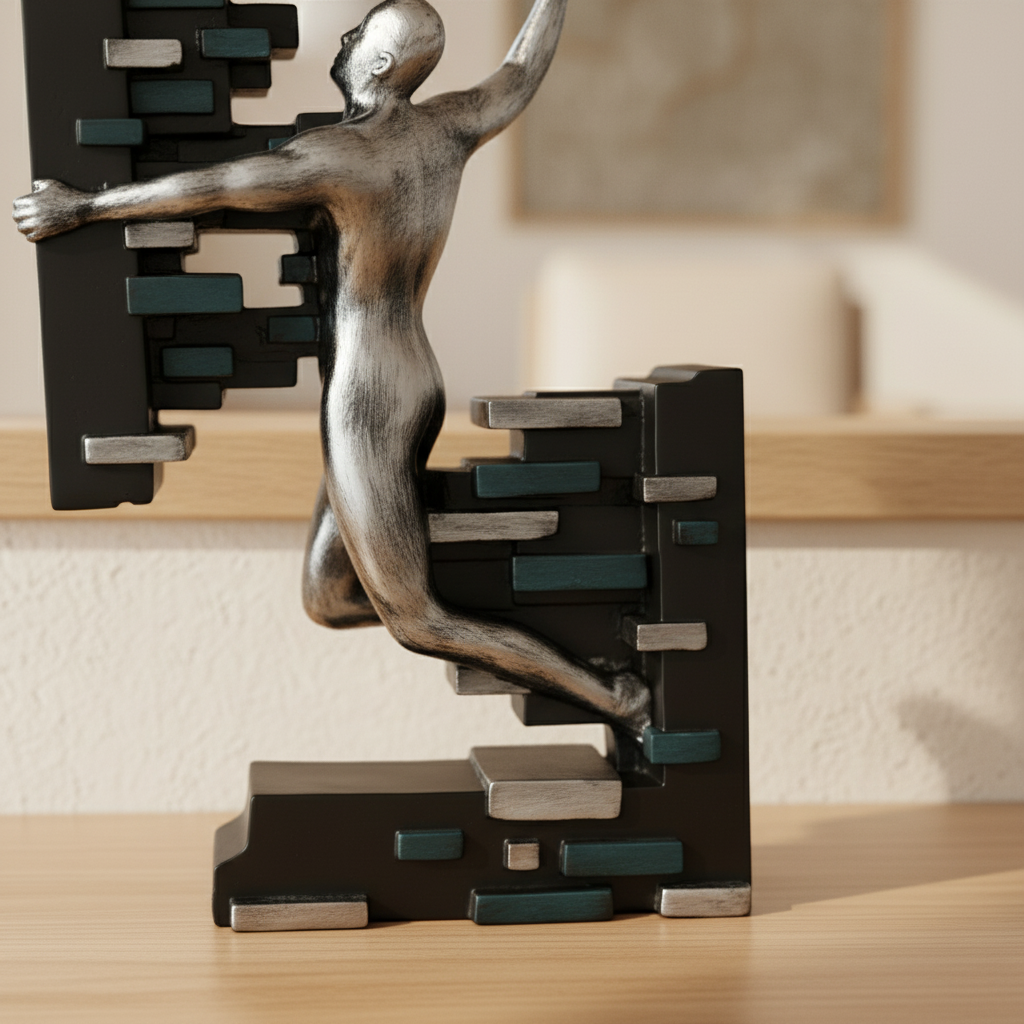 Dynamic Athlete Sculpture