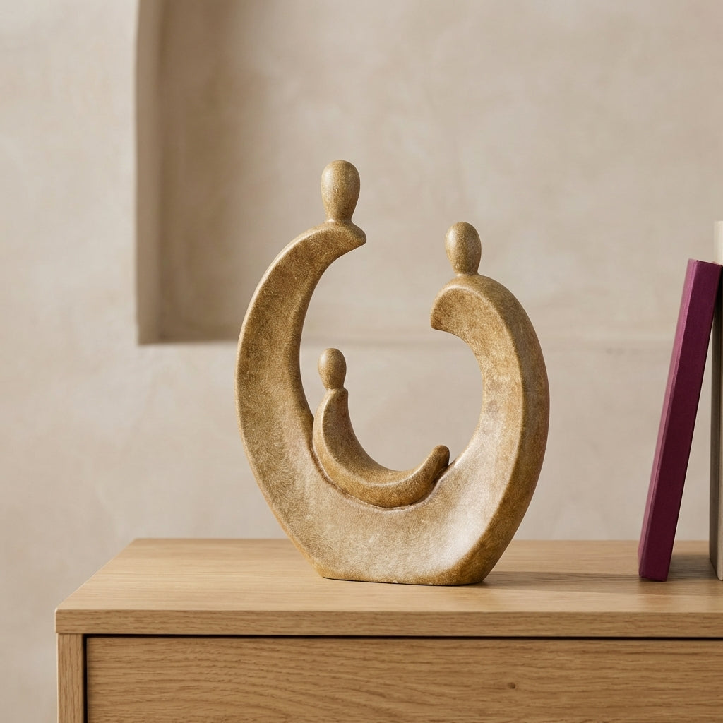 Family Embrace Sculpture | Set of 1