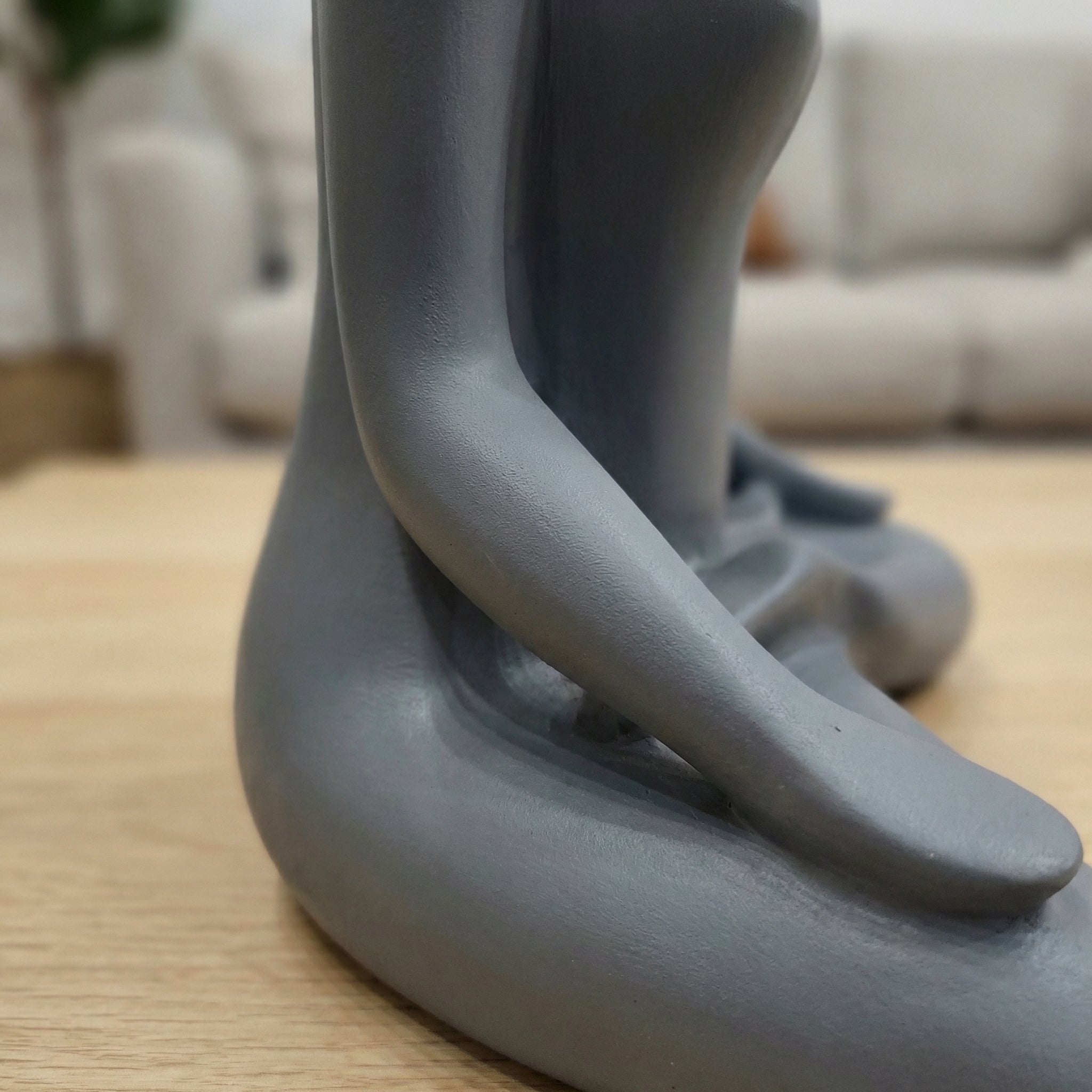 Lotus Pose Sculpture – Tranquil Elegance