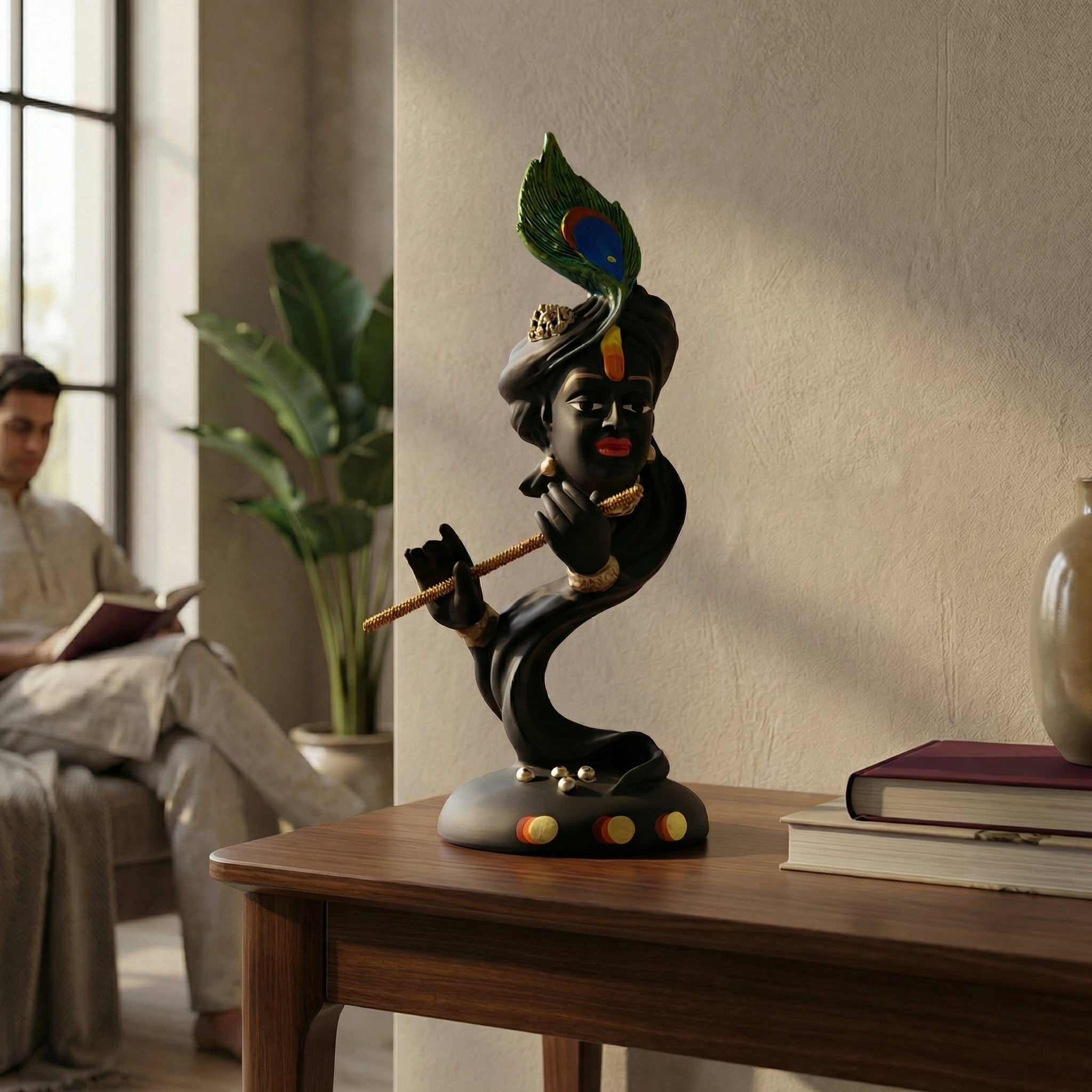 Mystic Krishna Statue | God Statue | Set of 1