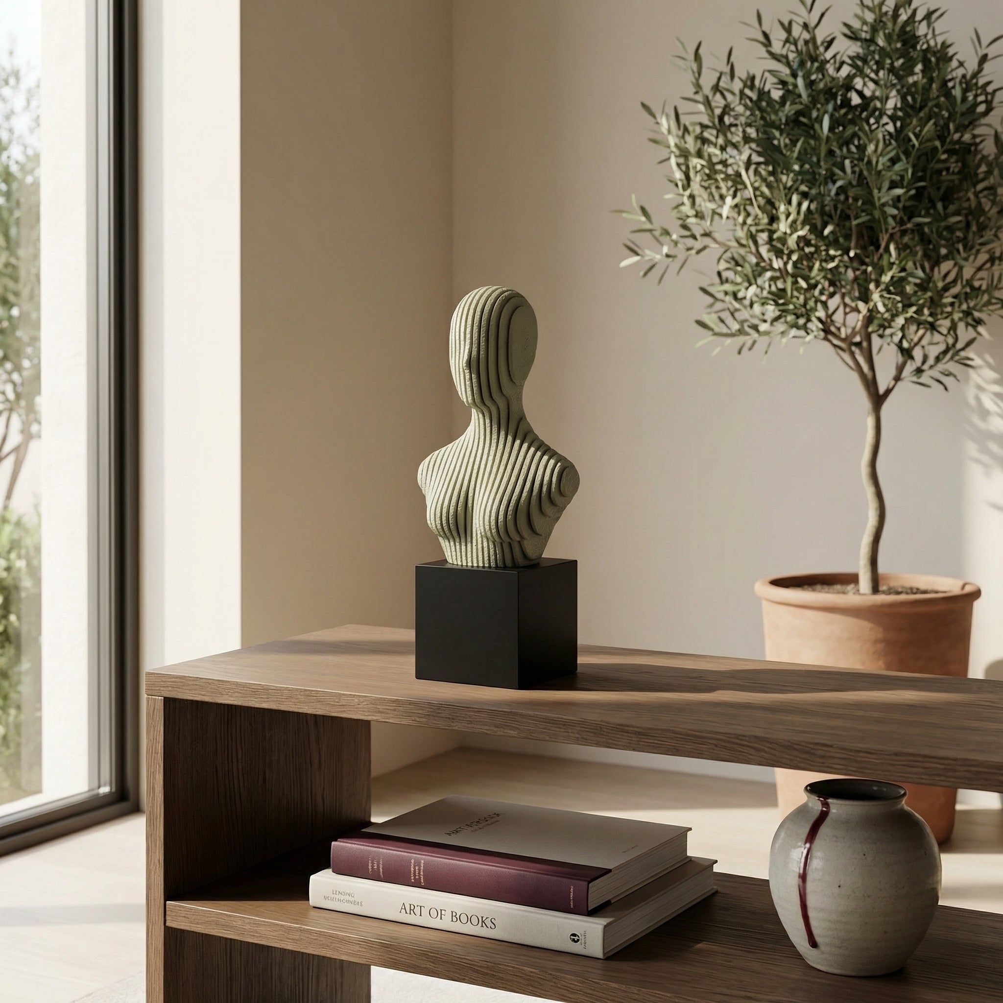 Trend-Setting Modern Abstract Bust Decorc | Set Of 1