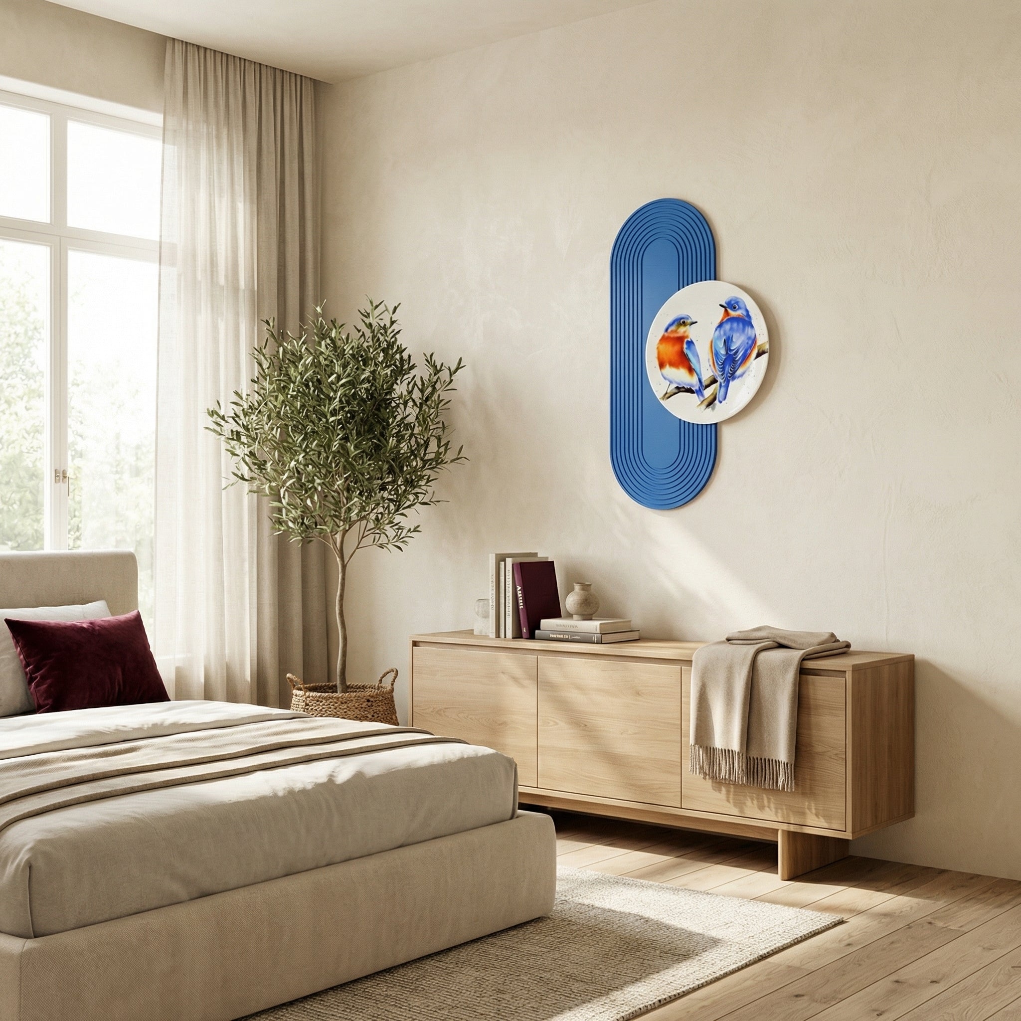 Vibrant Avian Wall Art Panel | Set Of 1