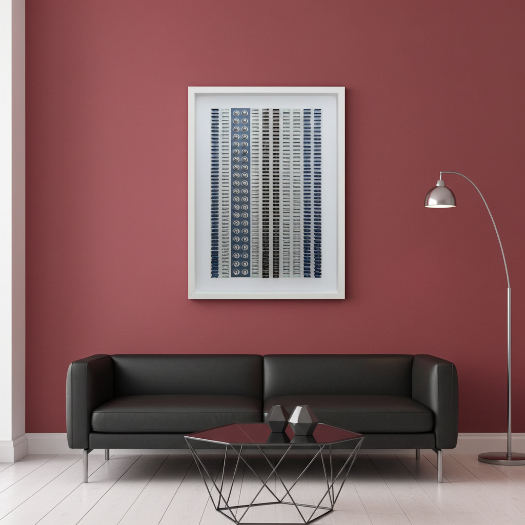 Abstract Sequin Wall Art
