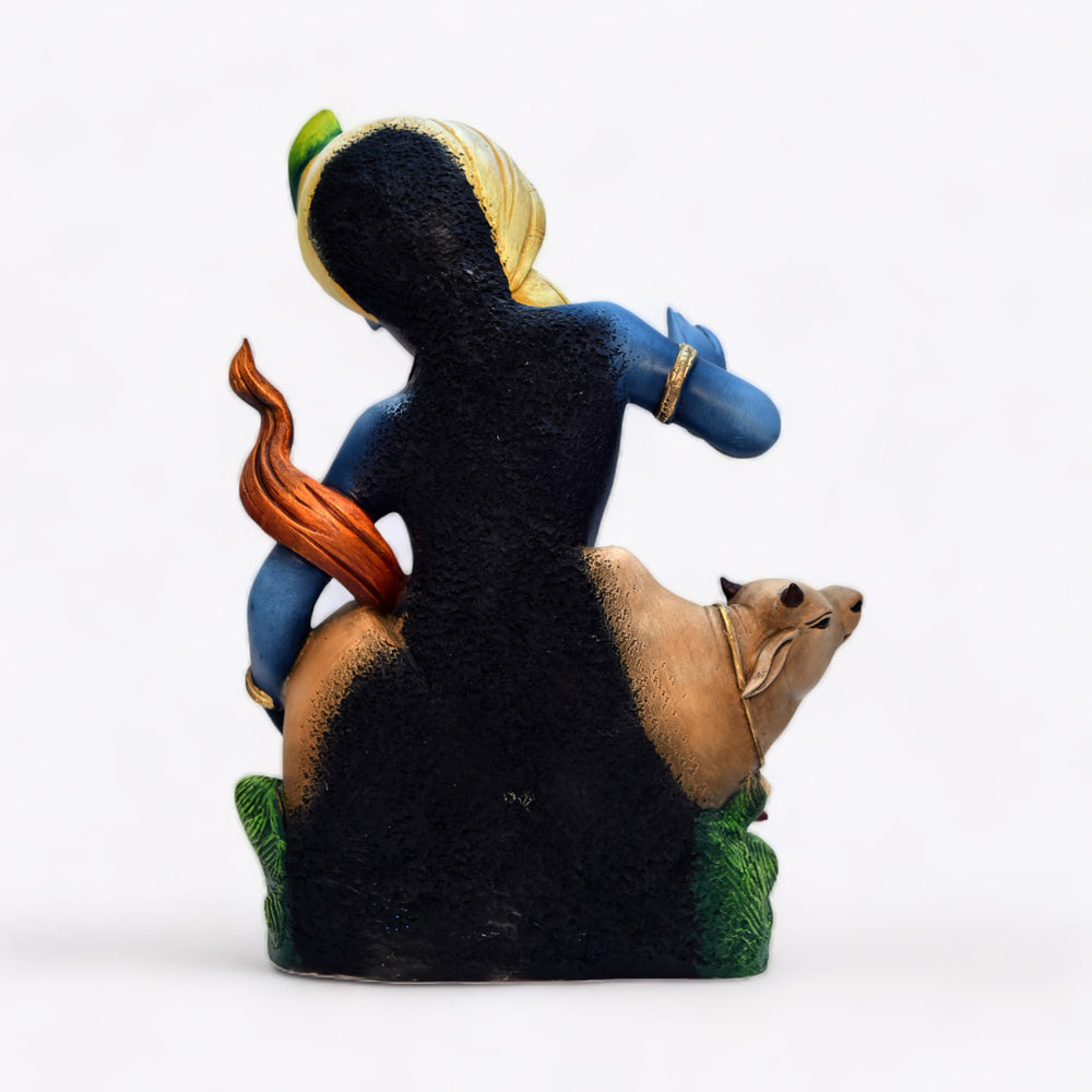 Krishna with Cows Statue | Vraj Home Decor | Vraj Home Decor