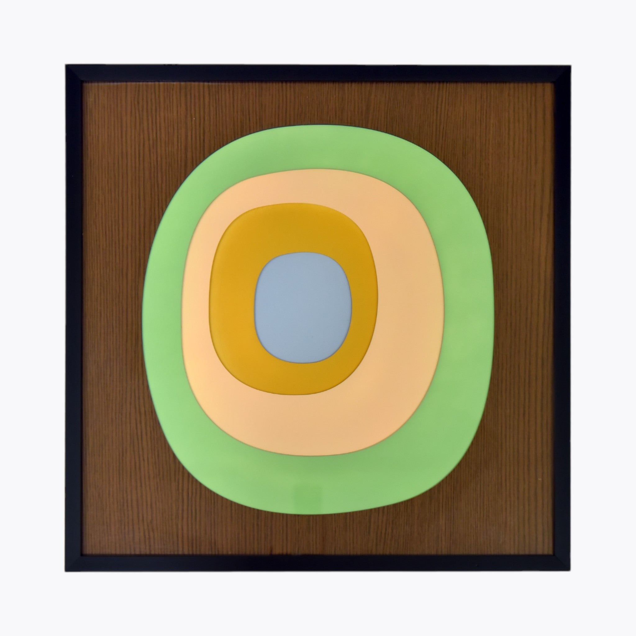 Concentric Soft Hues Wall Art