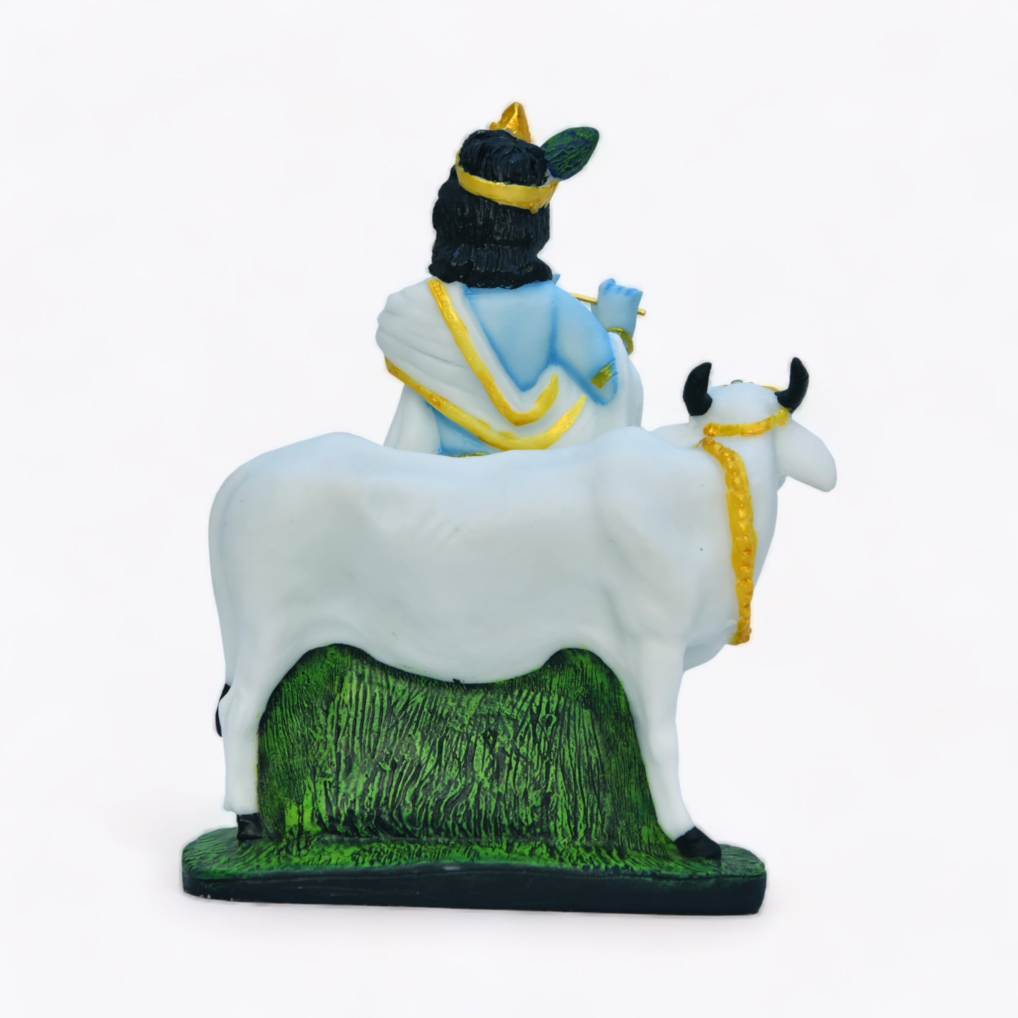 Divine Melody Krishna with Cow Statue | God Statue | Set of 1