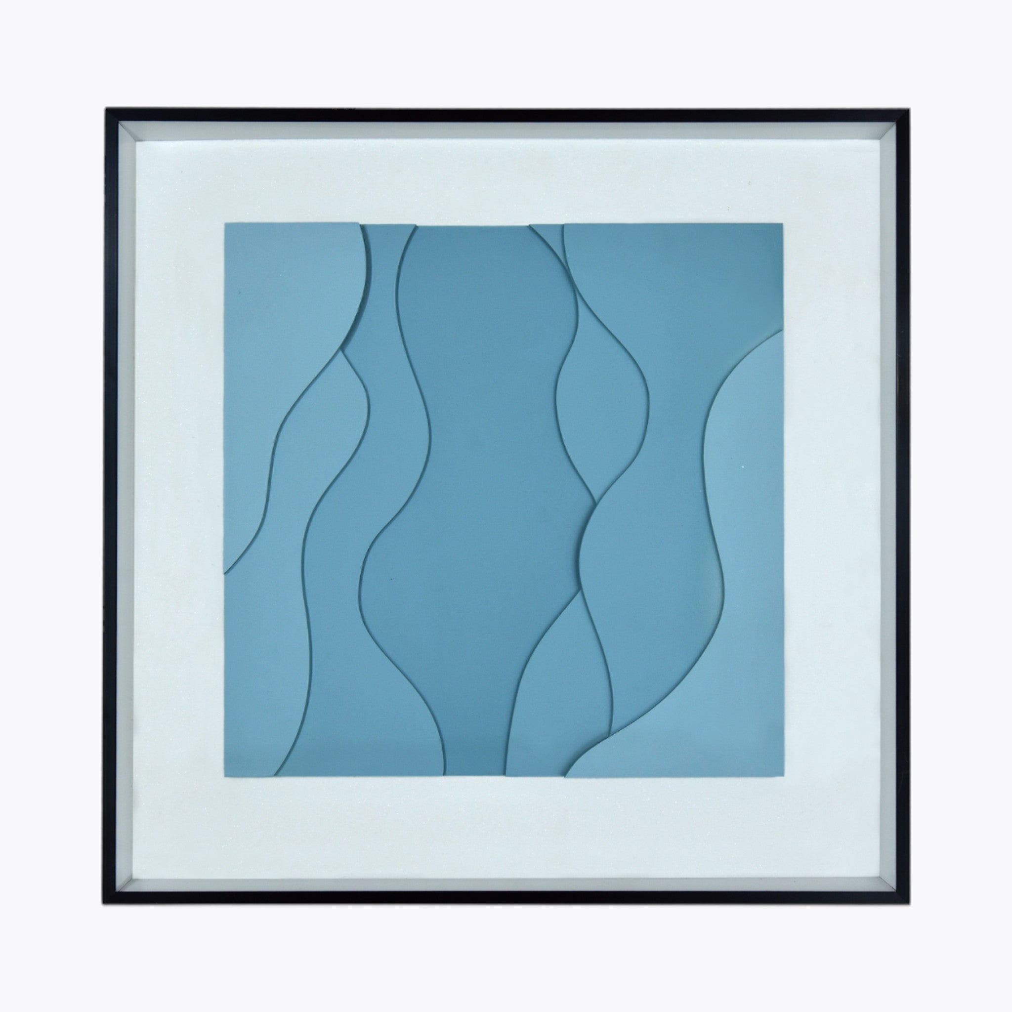 Elegant Abstract Decor Wall Art Set - Oceanic Tranquility | Set Of 3