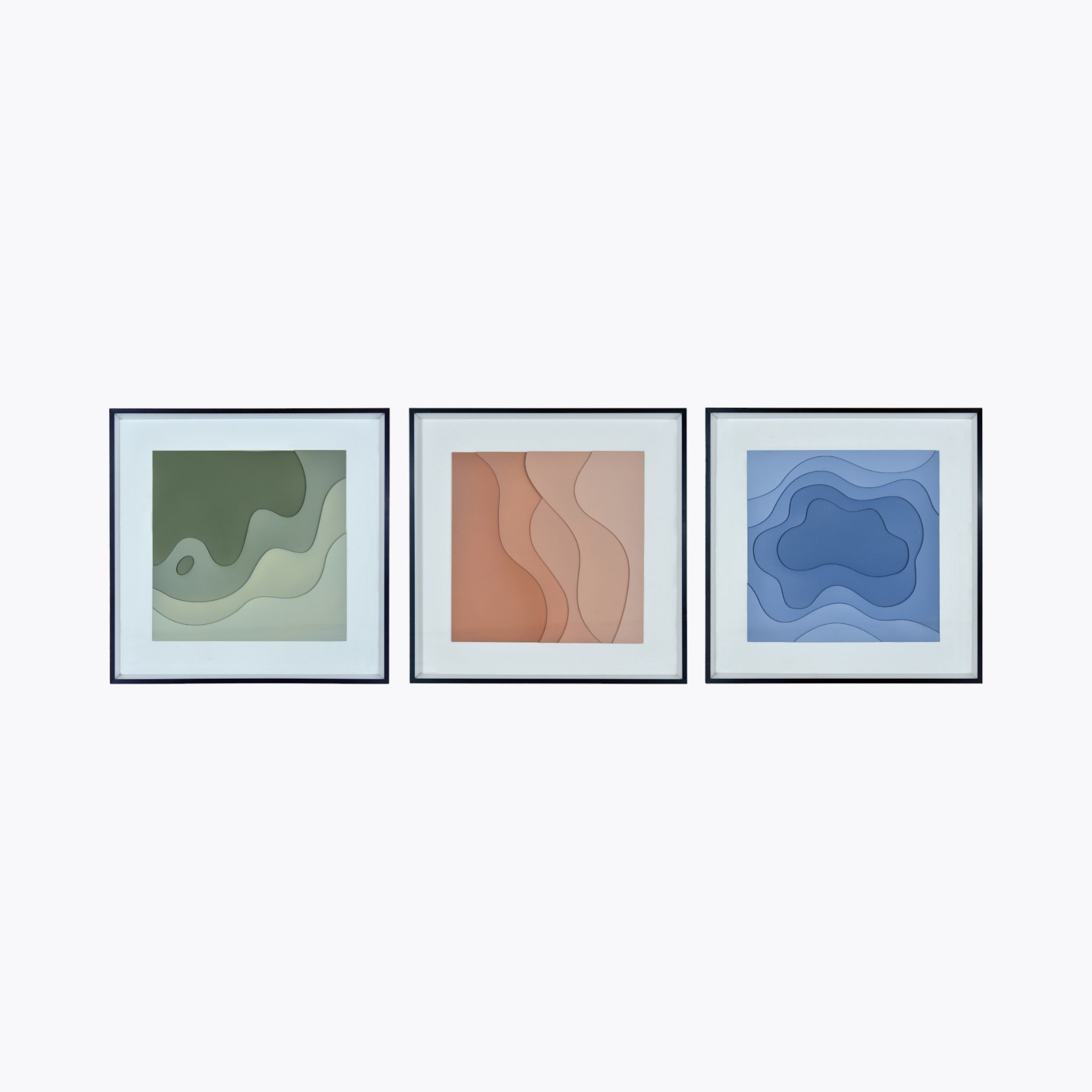 Elegant Abstract Decor Wall Art Set | Tranquil Trio | Set Of 3