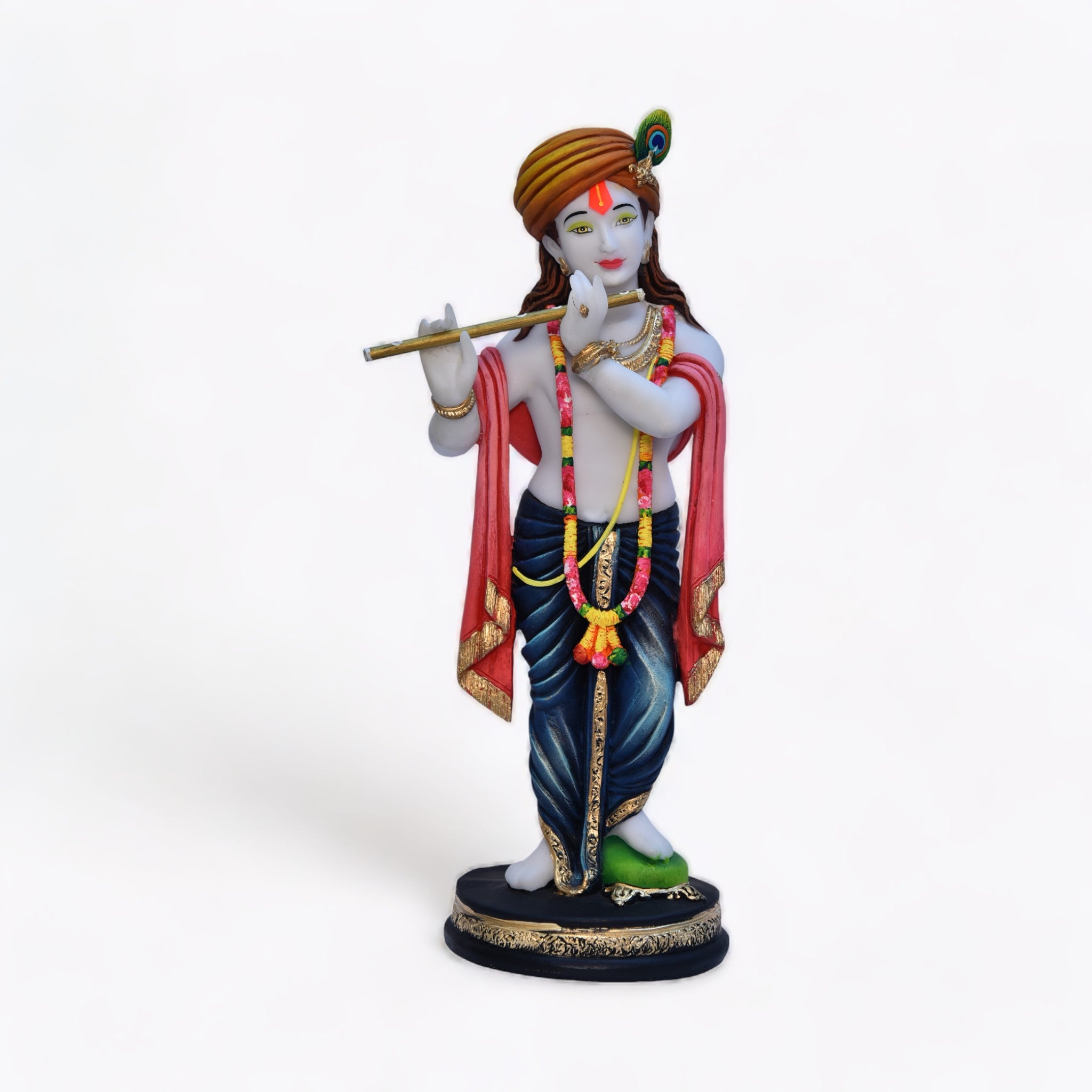 Elegant Krishna Flute Maestro Statue | God Statue | Set of 1