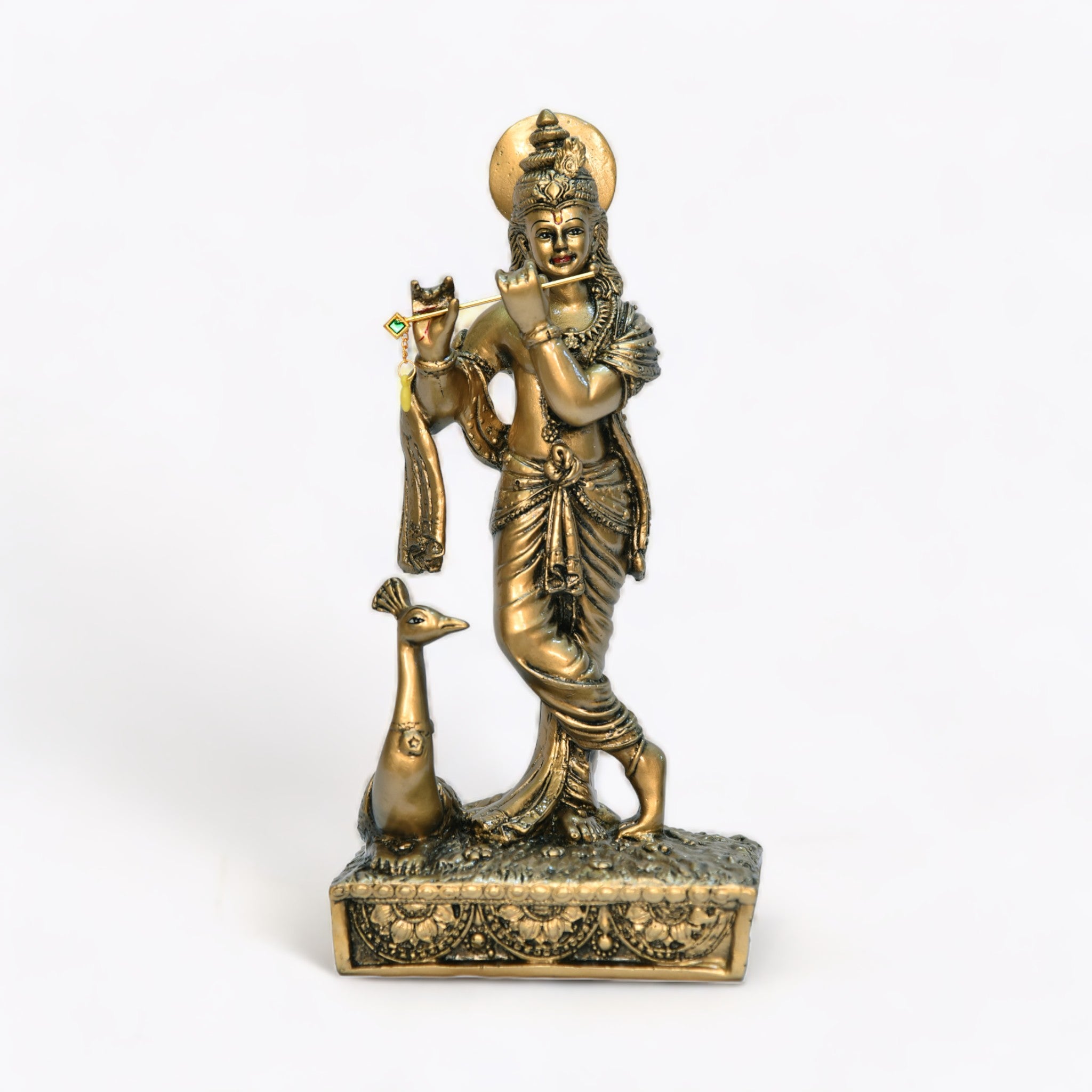 Eternal Lord Krishna Brass Statue | God Statue | Set of 1