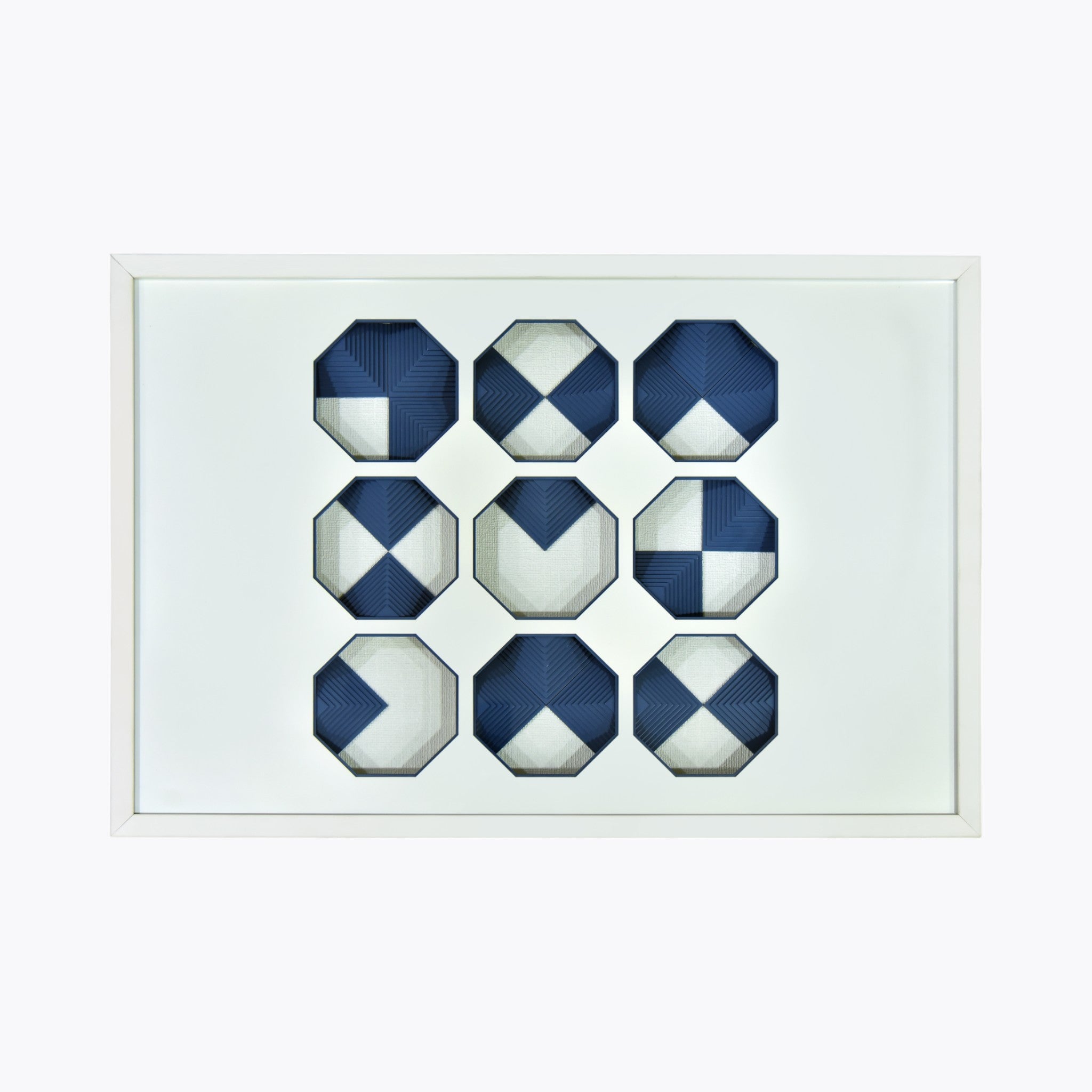 Geometric Illusion Framed Wall Art | Set of 1