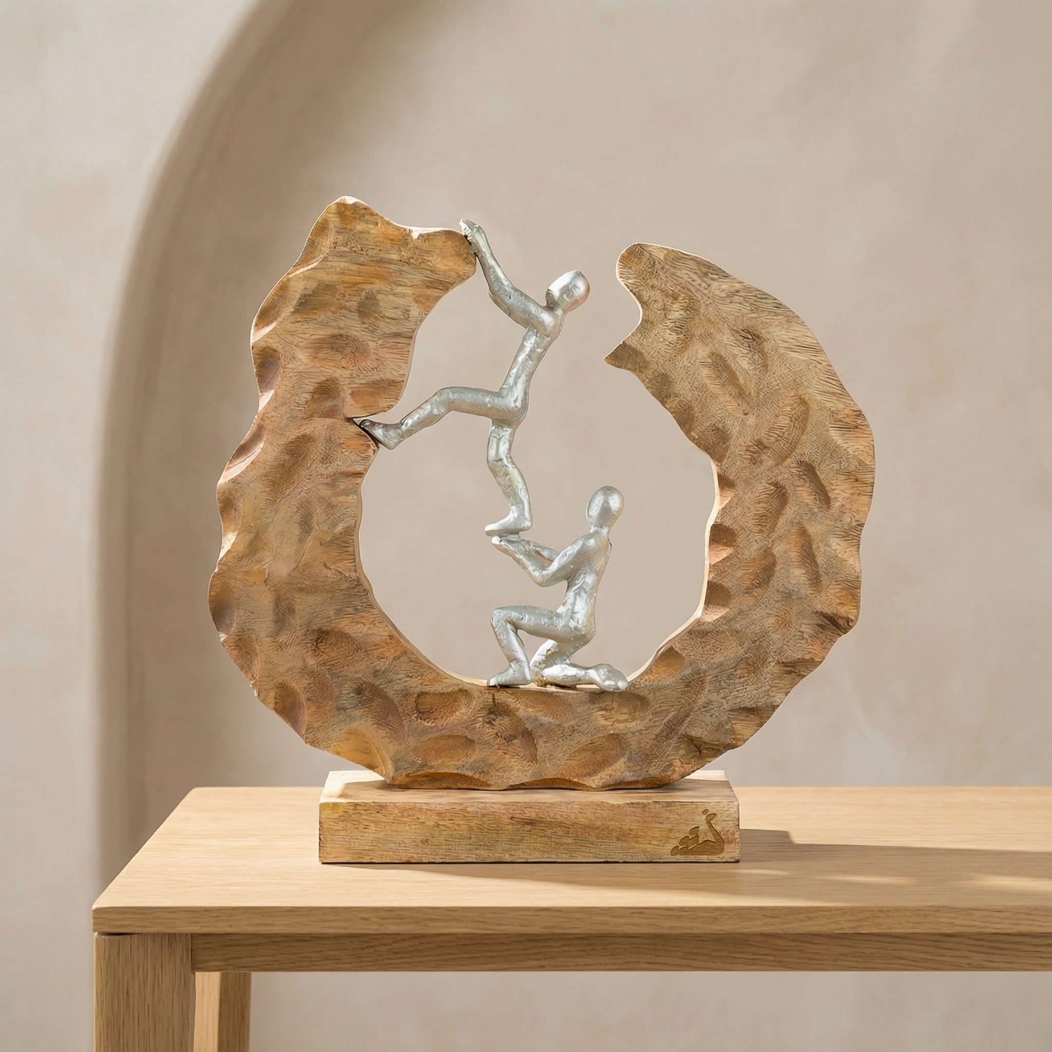 Climbing Together Sculpture