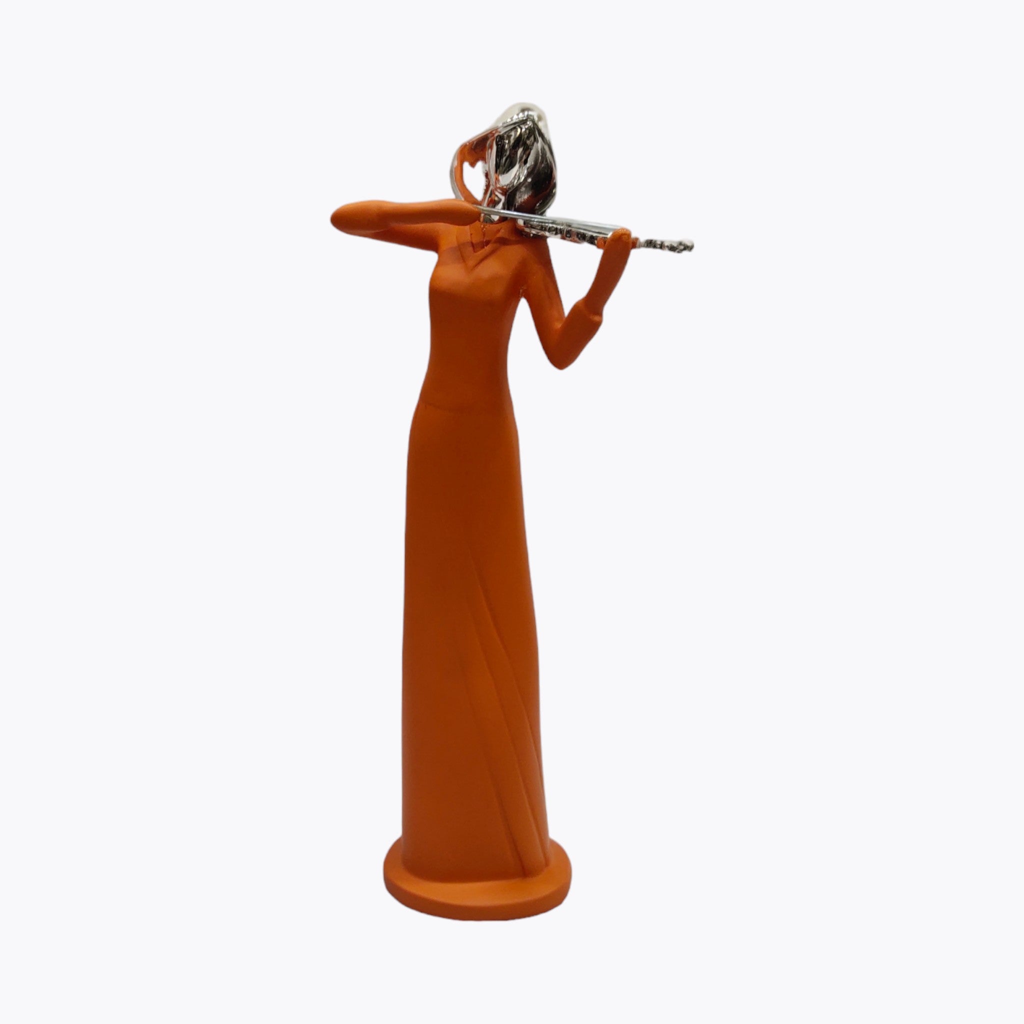 Modern Flutist Figure Sculpture | Set Of 1