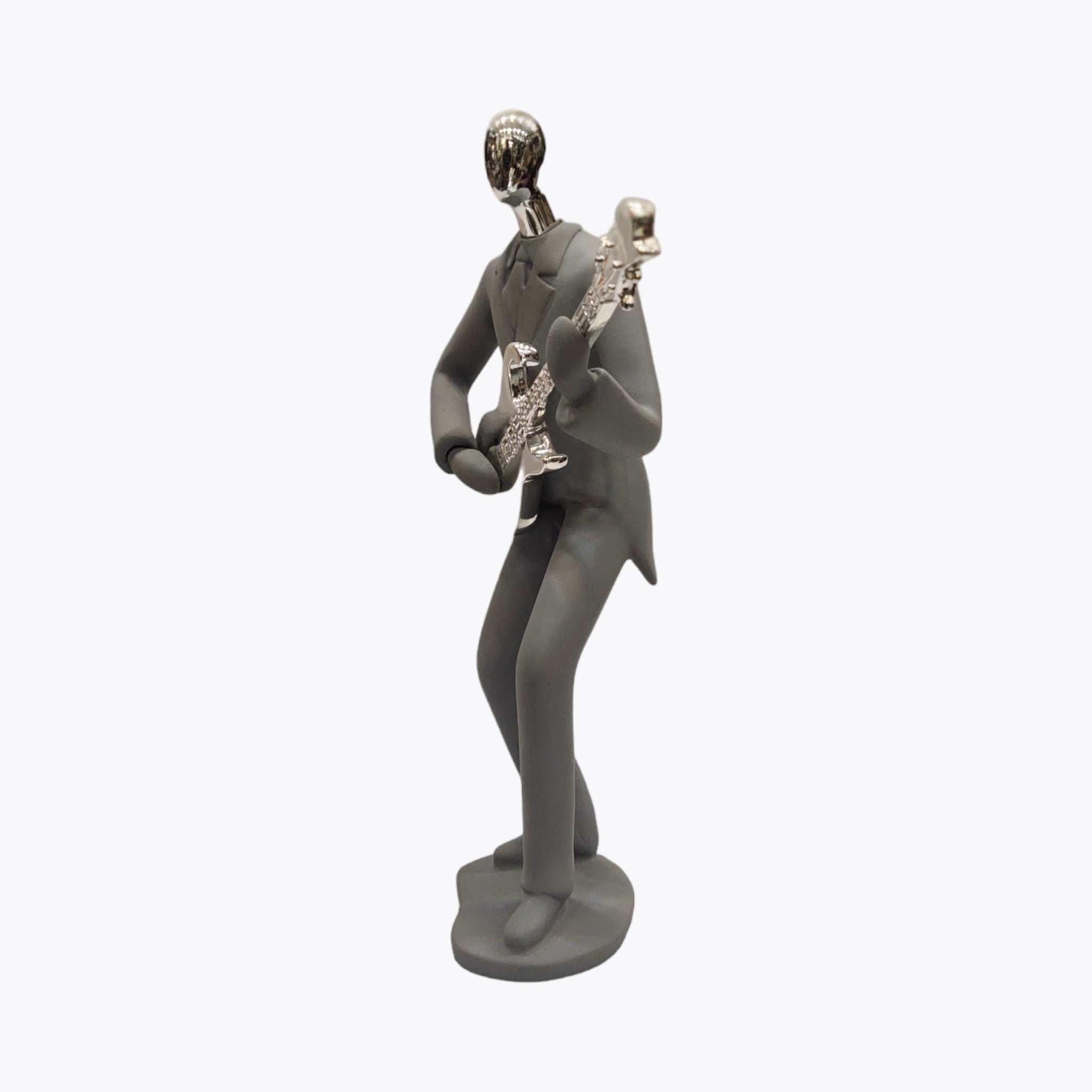 Modern Guitarist Figure Sculpture | Set Of 1