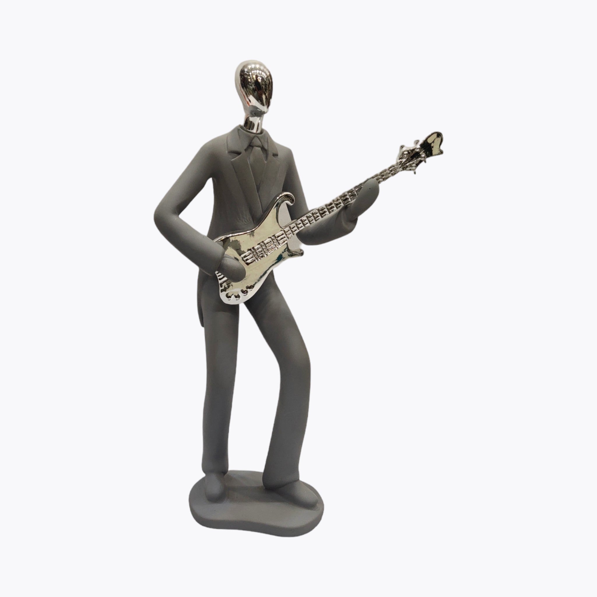 Modern Guitarist Figure Sculpture | Set Of 1