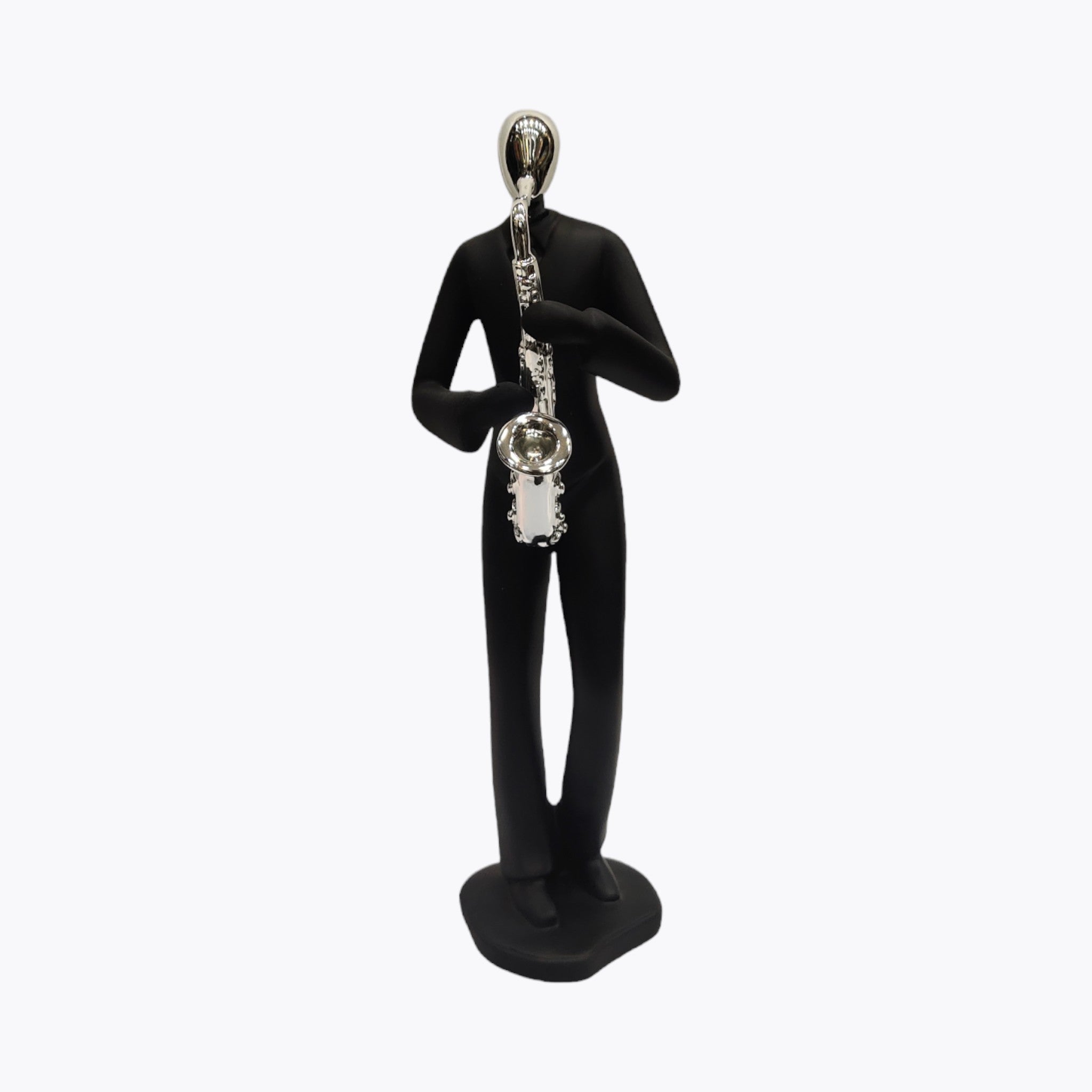 Modern Saxophonist Figure Sculpture | Set Of 1