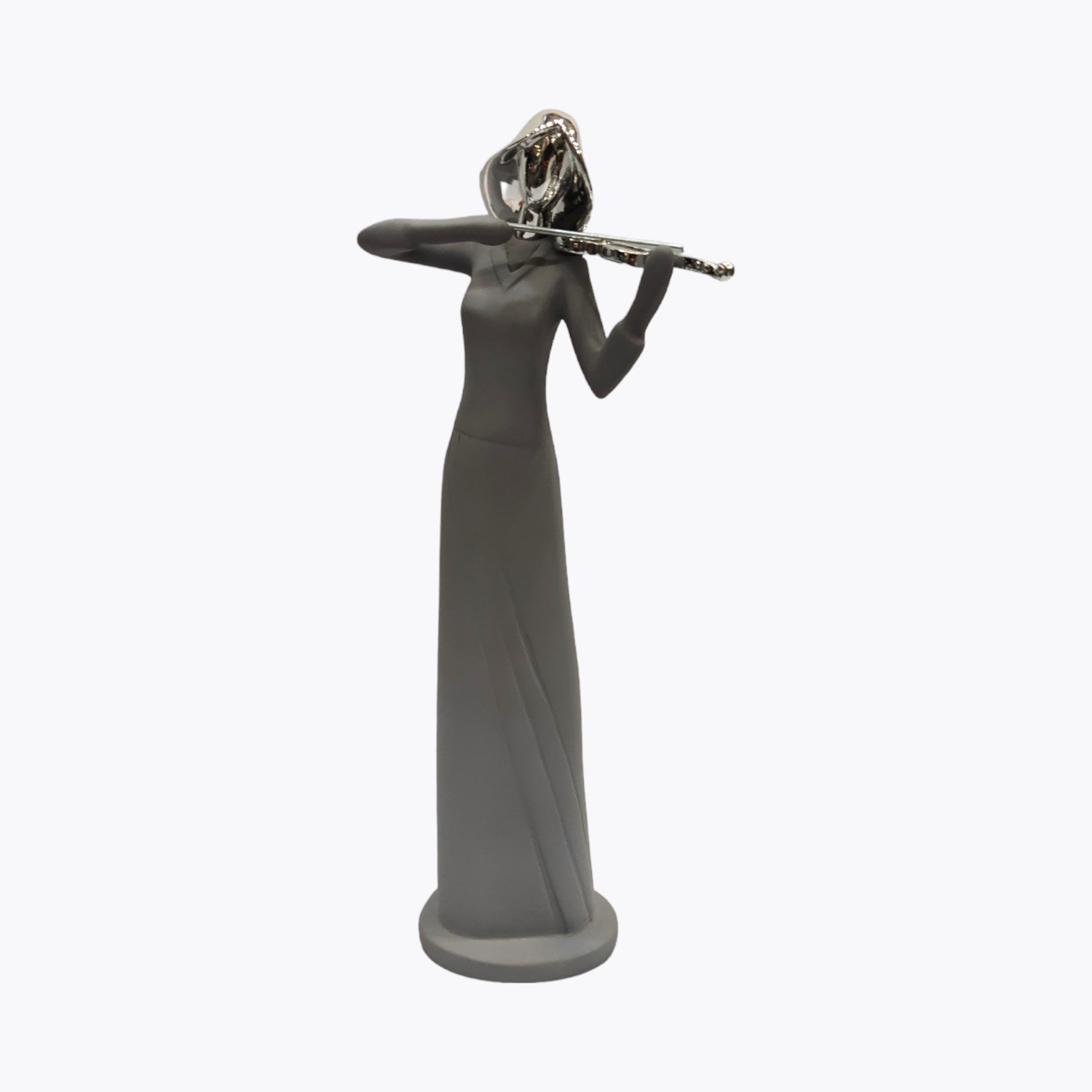 Modern Flutist Figure Sculpture | Set Of 1