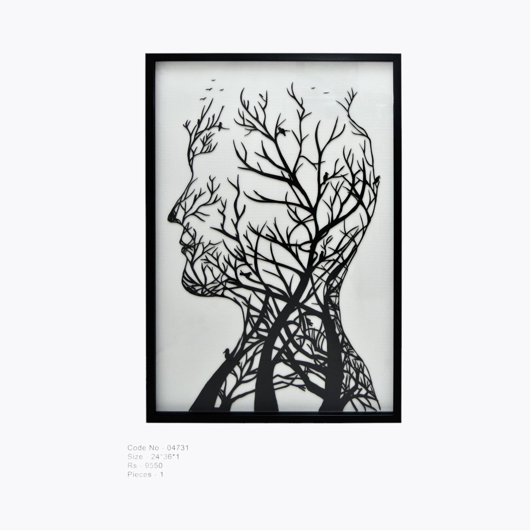 Nature-Inspired Silhouette Wall Art