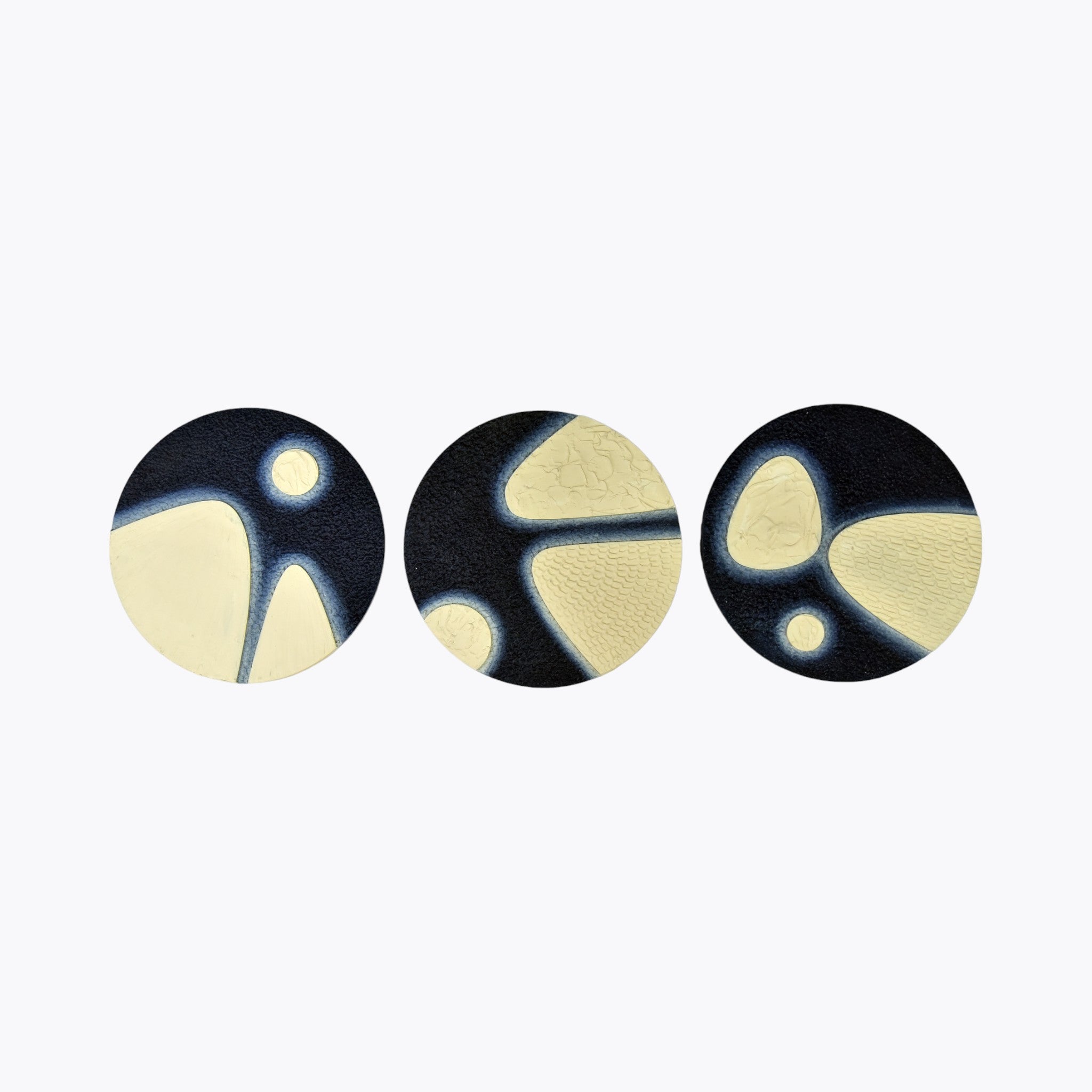 Oceanic Crescents Wall Art Set | Set Of 3