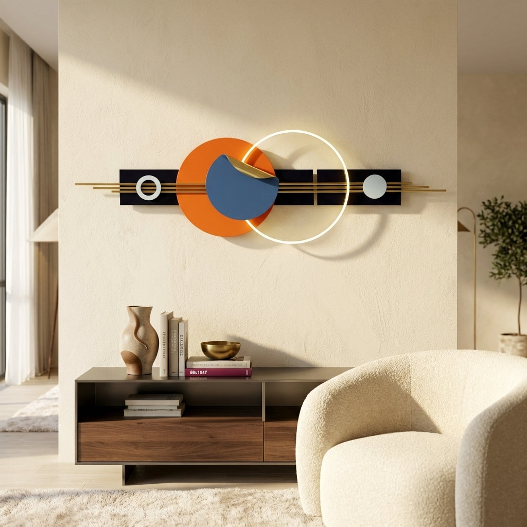 Abstract Geometric Composition Wall Art