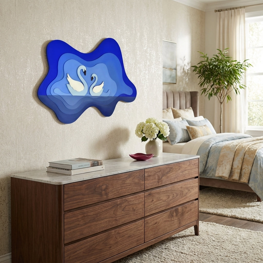 Serenade of Swans Wall Art | Set Of 1