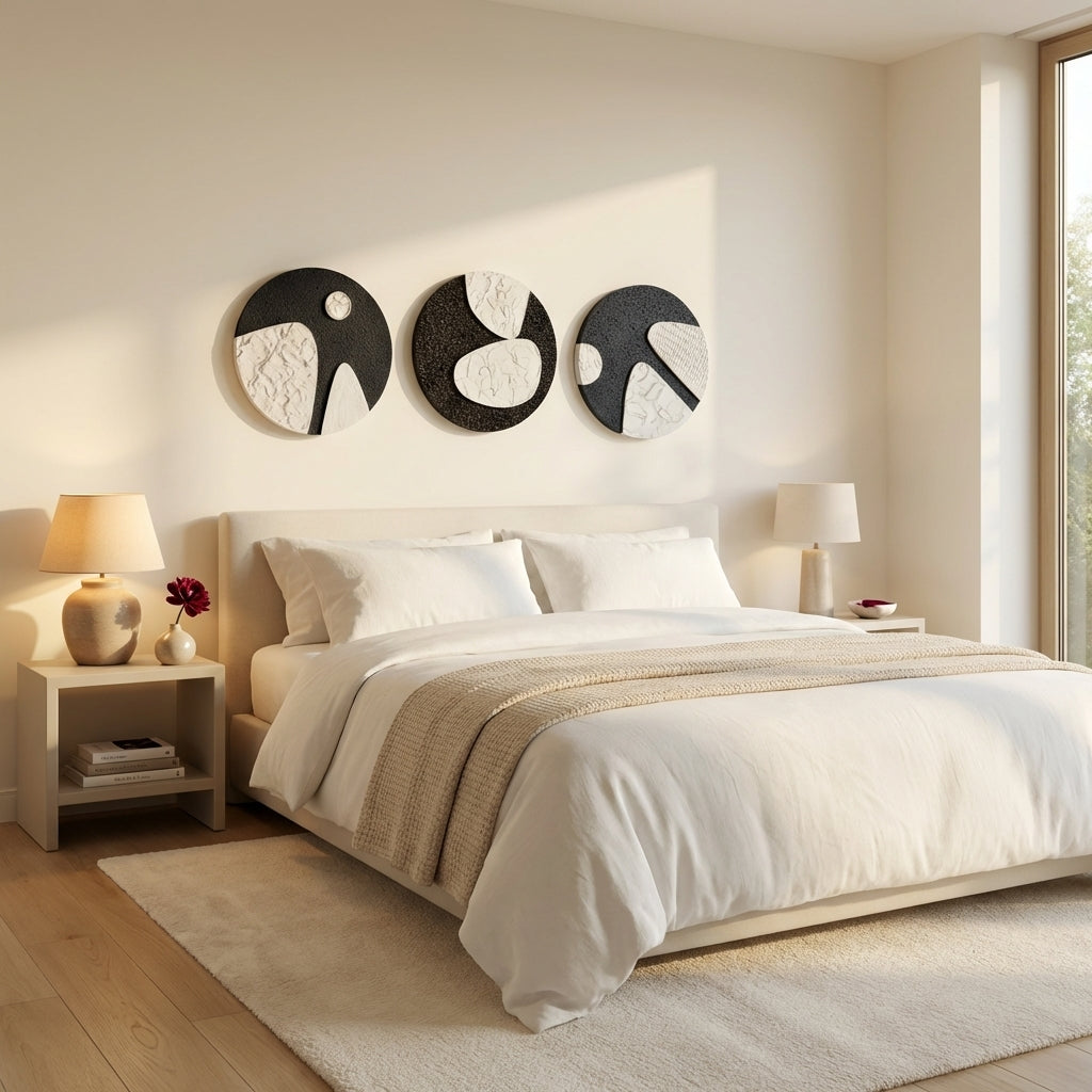 Oceanic Crescents Wall Art Set | Set Of 3