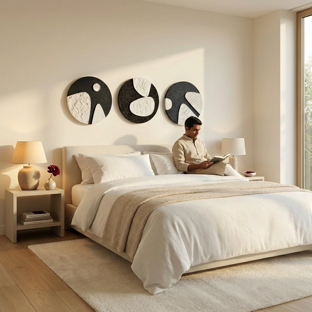 Oceanic Crescents Wall Art Set | Set Of 3