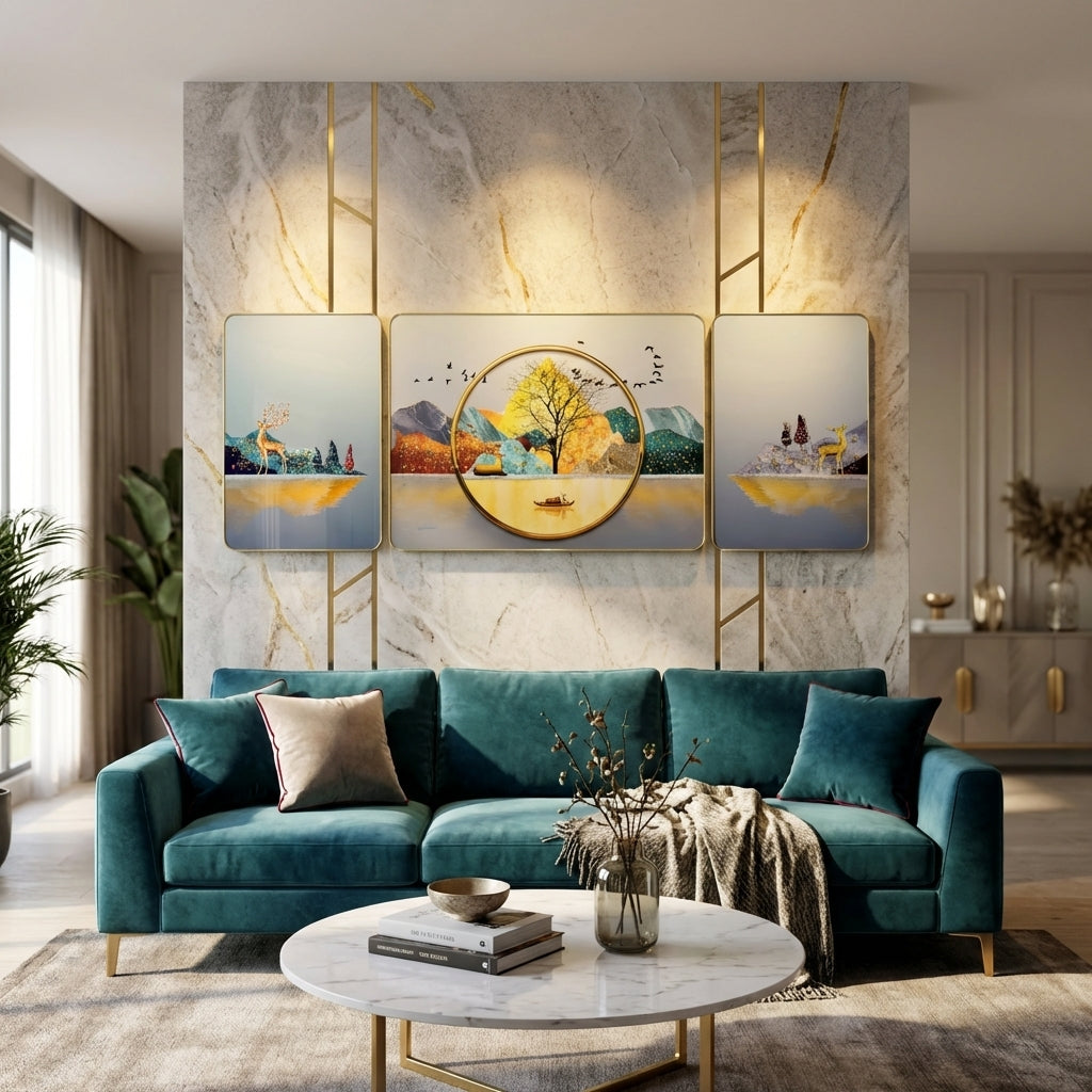 Seasons Transition Wall Art | Set of 3