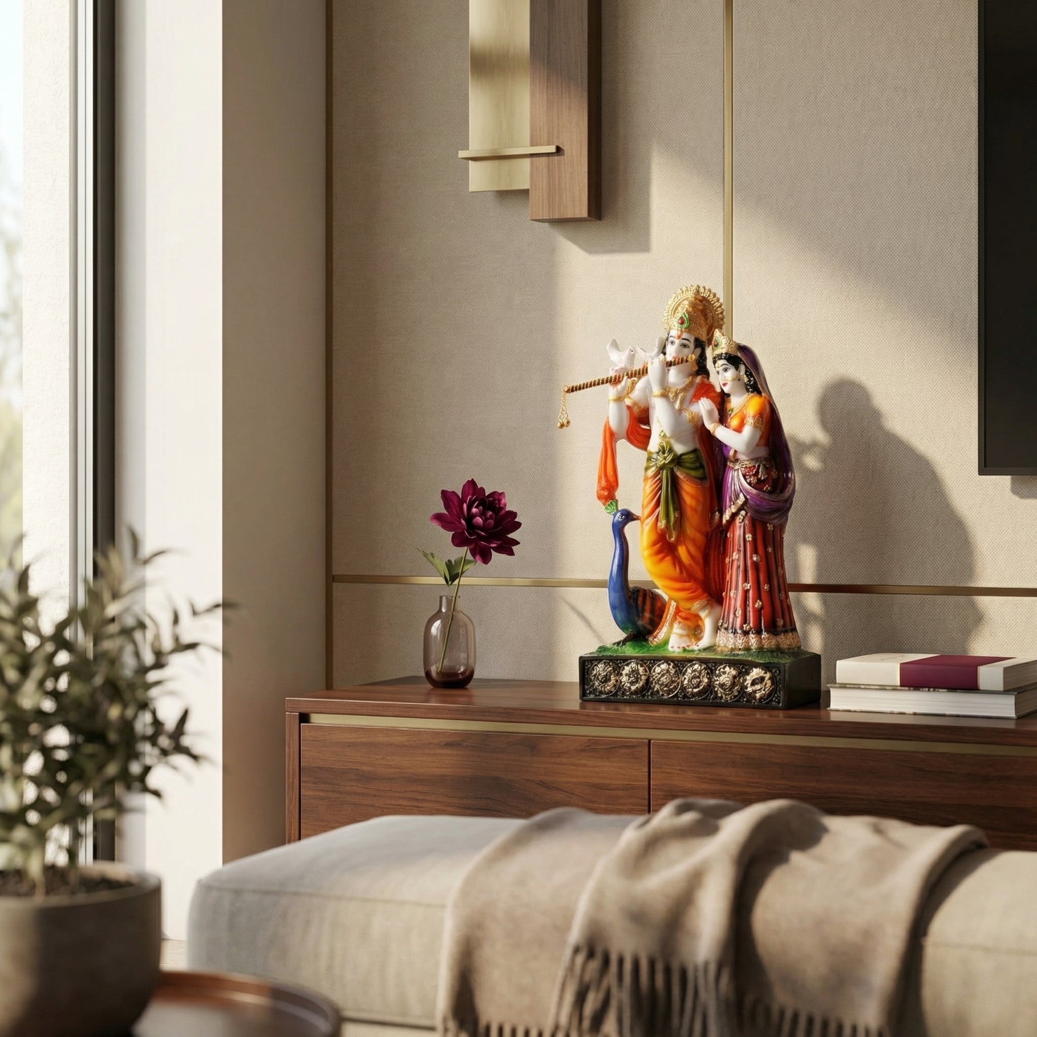 Celestial Couple Harmony Statue | God Statue | Set of 1