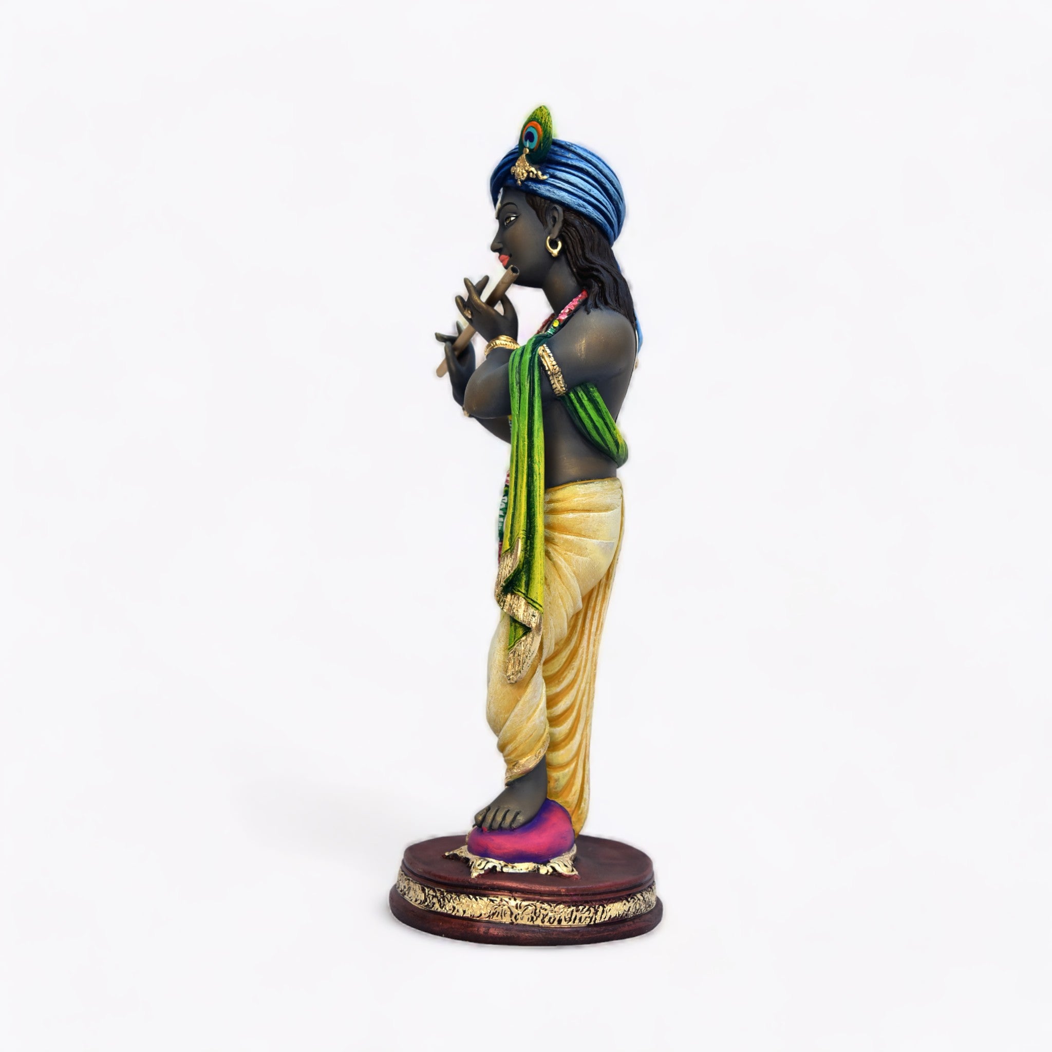 Serene Krishna Divine Melody Statue | God Statue | Set of 1