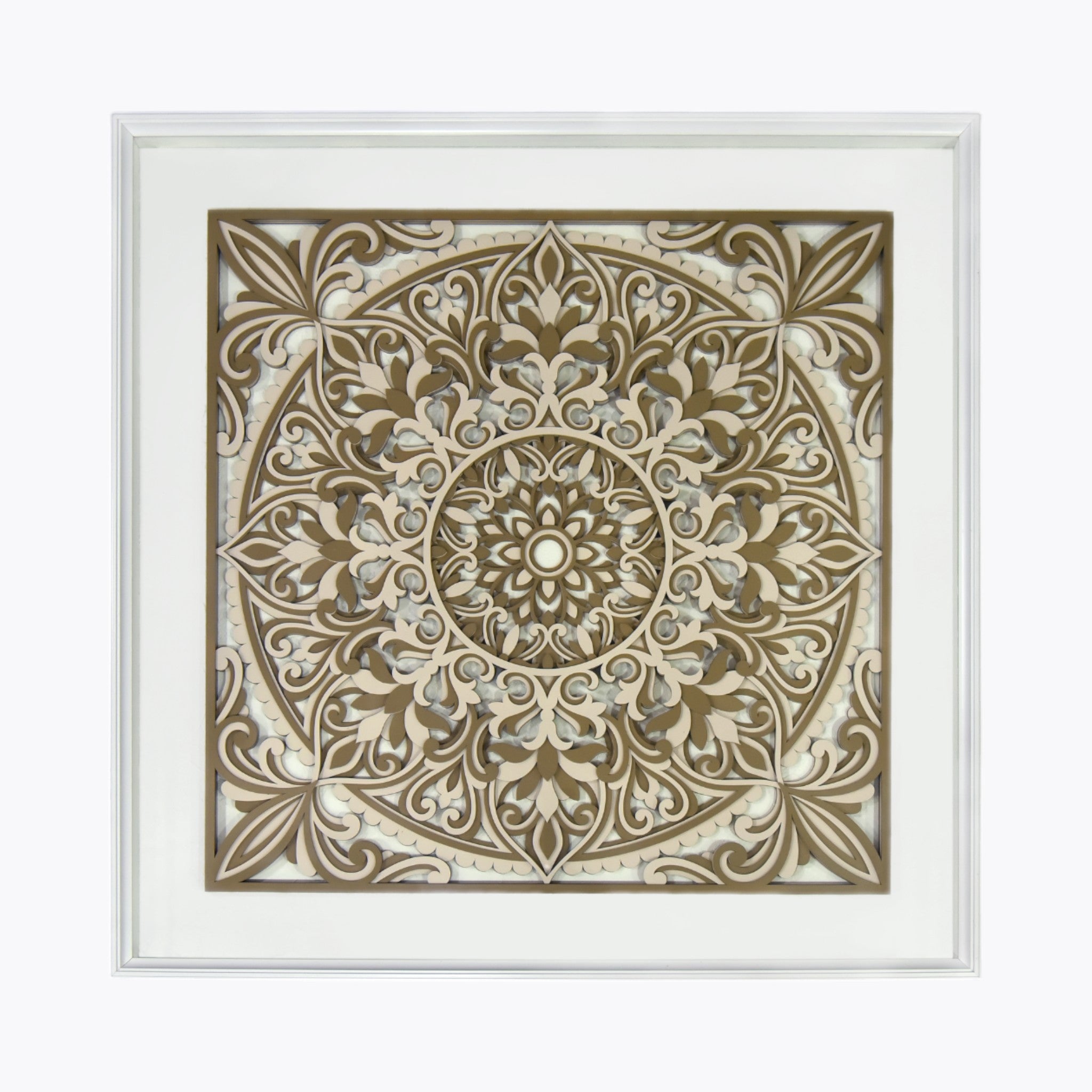 Timeless Mandala Elegance Wall Art | Set of 1