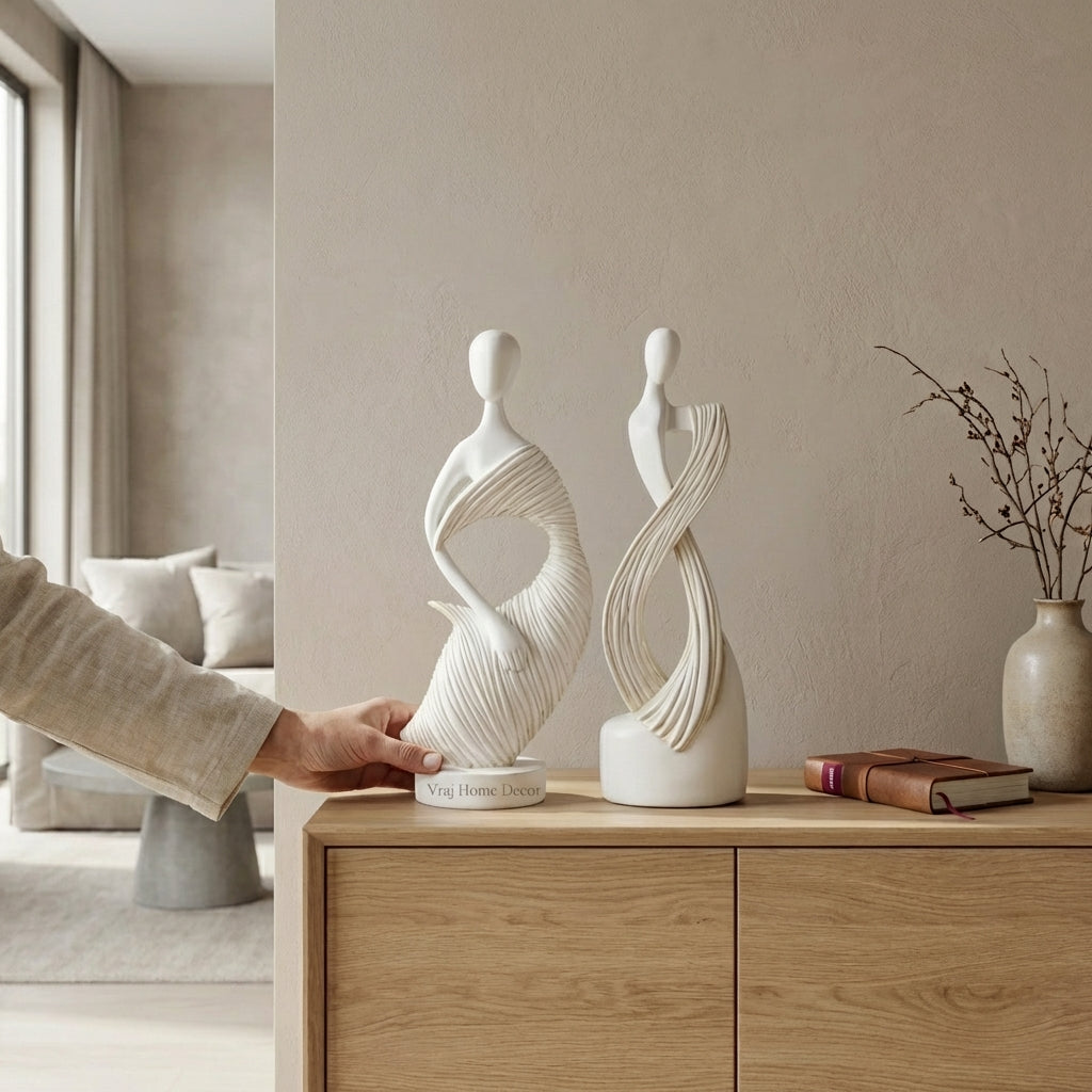 Abstract Serenity Sculptures | Set of Two