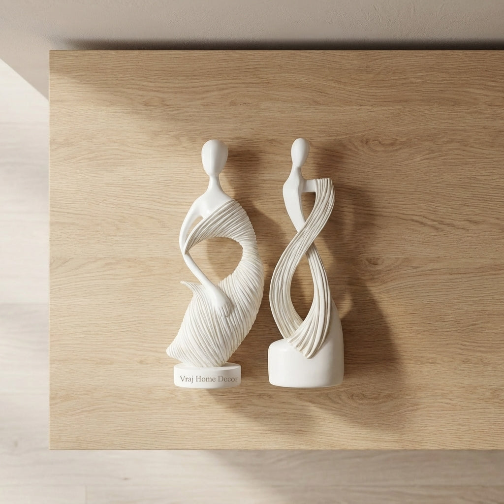 Abstract Serenity Sculptures | Set of Two
